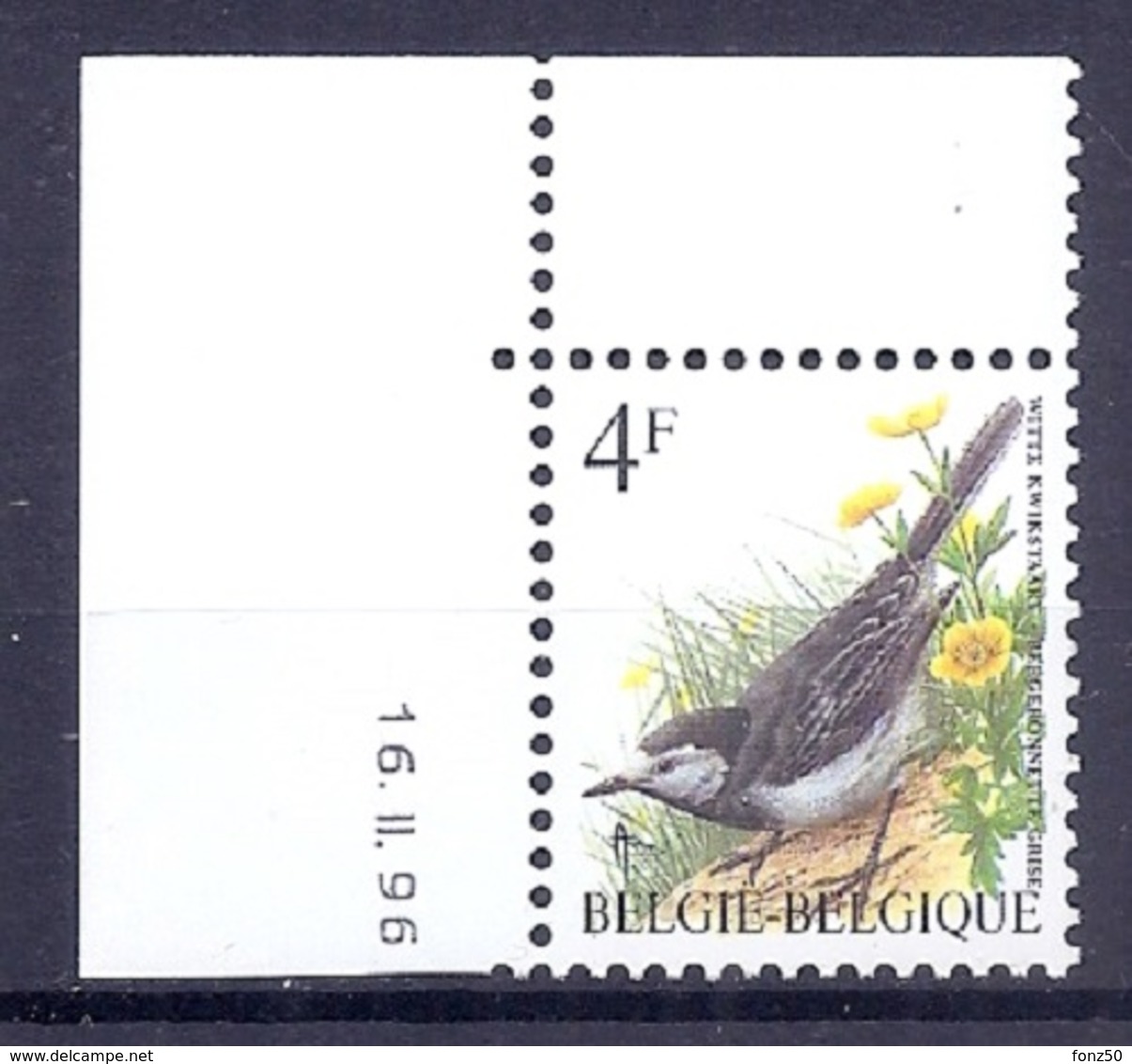 BELGIE * Buzin * Nr 2474 * 16-2-96 * Postfris Xx * FLUOR PAPIER - 1985-.. Oiseaux (Buzin)