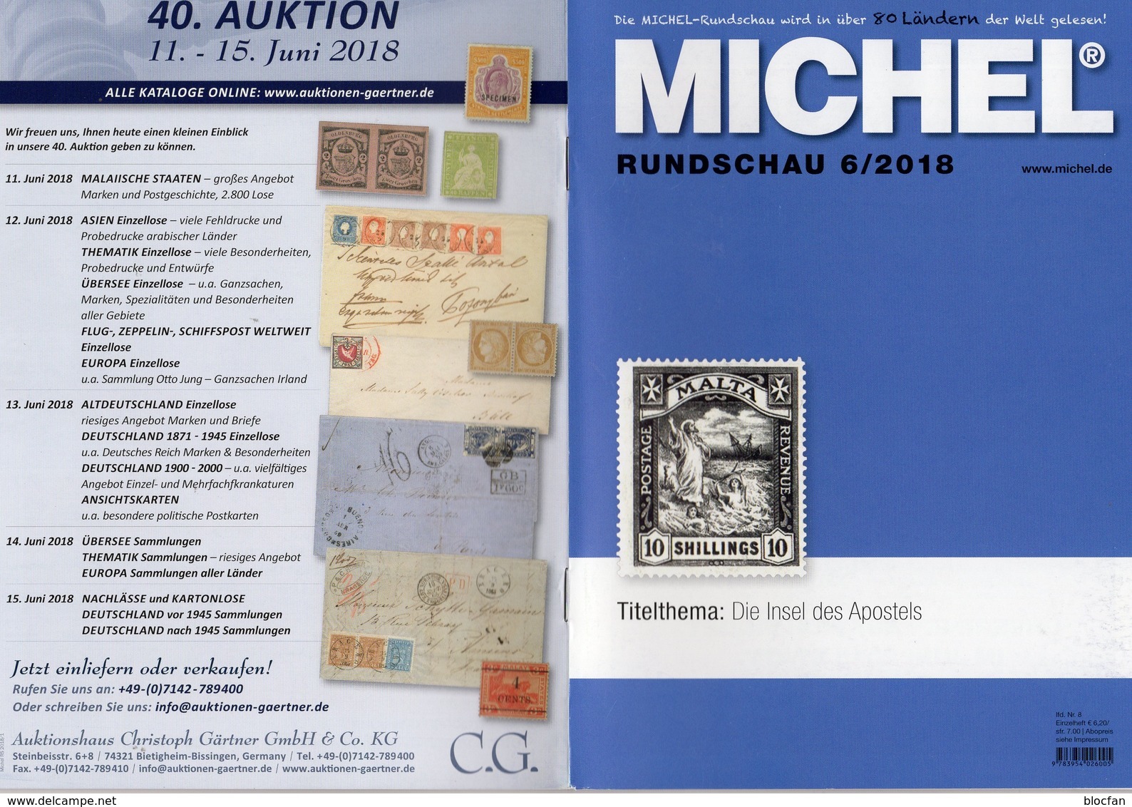 Briefmarken MICHEL-Rundschau 6/2018 Neu 6€ Stamps Of The World Catalogue/magacine Of Germany ISBN 978-3-95402-600-5 - Allemand (àpd. 1941)