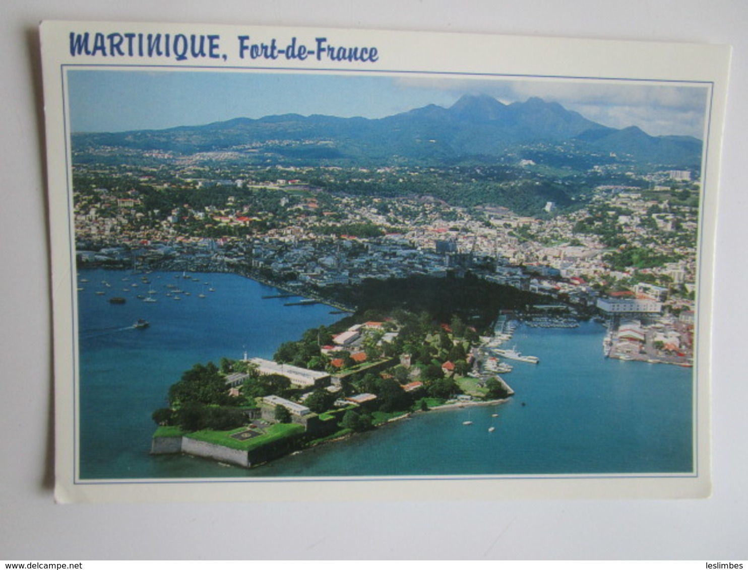Fort De France Au Premier Plan: Le Fort Saint Louis. Exbrayat 3349740001005 Postmarked 1992 - Fort De France