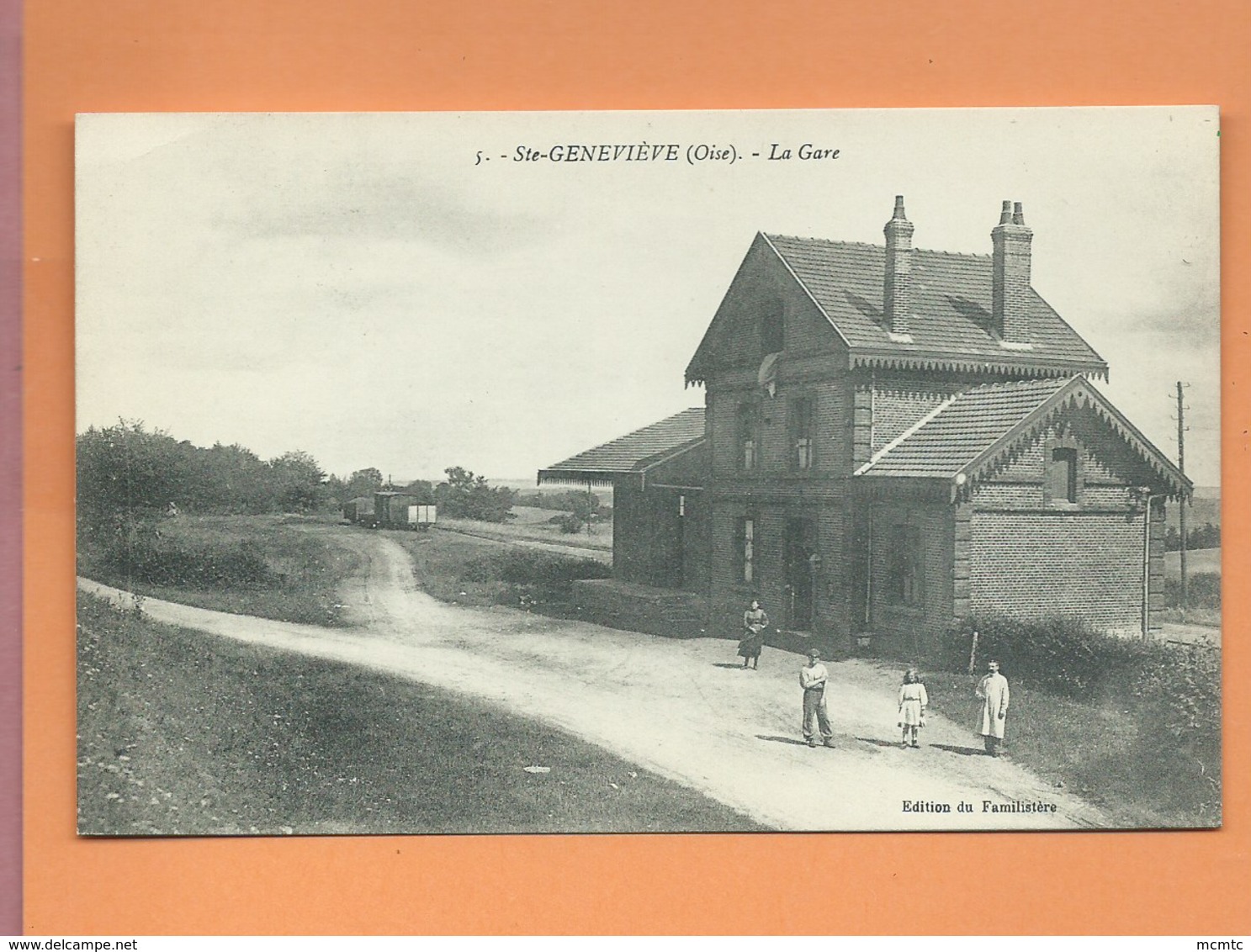 CPA  - Ste Geneviève  - ( Oise)  - La Gare - Sainte-Geneviève