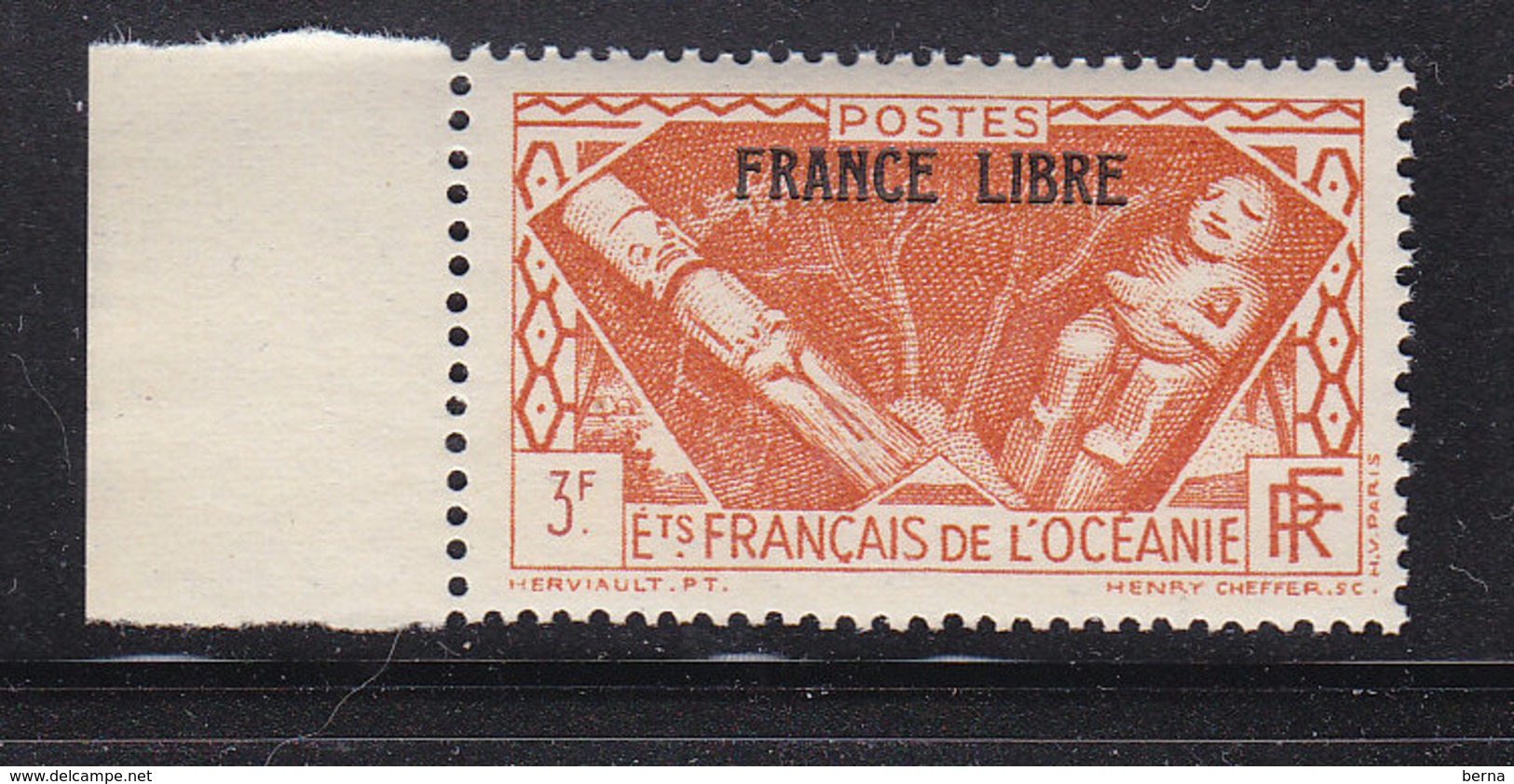 OCEANIE 146 FRANCE LIBRE LUXE NEUF SANS CHARNIERE - Neufs