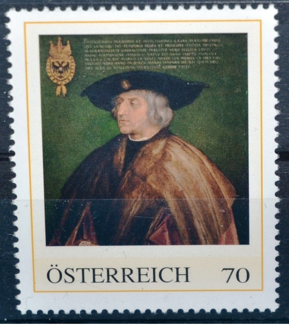 Pe443 Gotik, Porträt Kaiser Maximilian I Von Albrecht Dürer, AT 12 ** - Autres & Non Classés