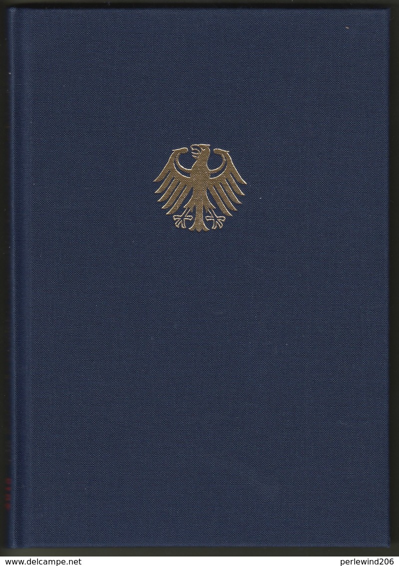 Bund: Minister Book - Ministerbuch, Ministerjahrbuch 2015 Blau, Faksimile Wolfg. Schäuble, Komplett  ESST Gest. !    X - Briefe U. Dokumente