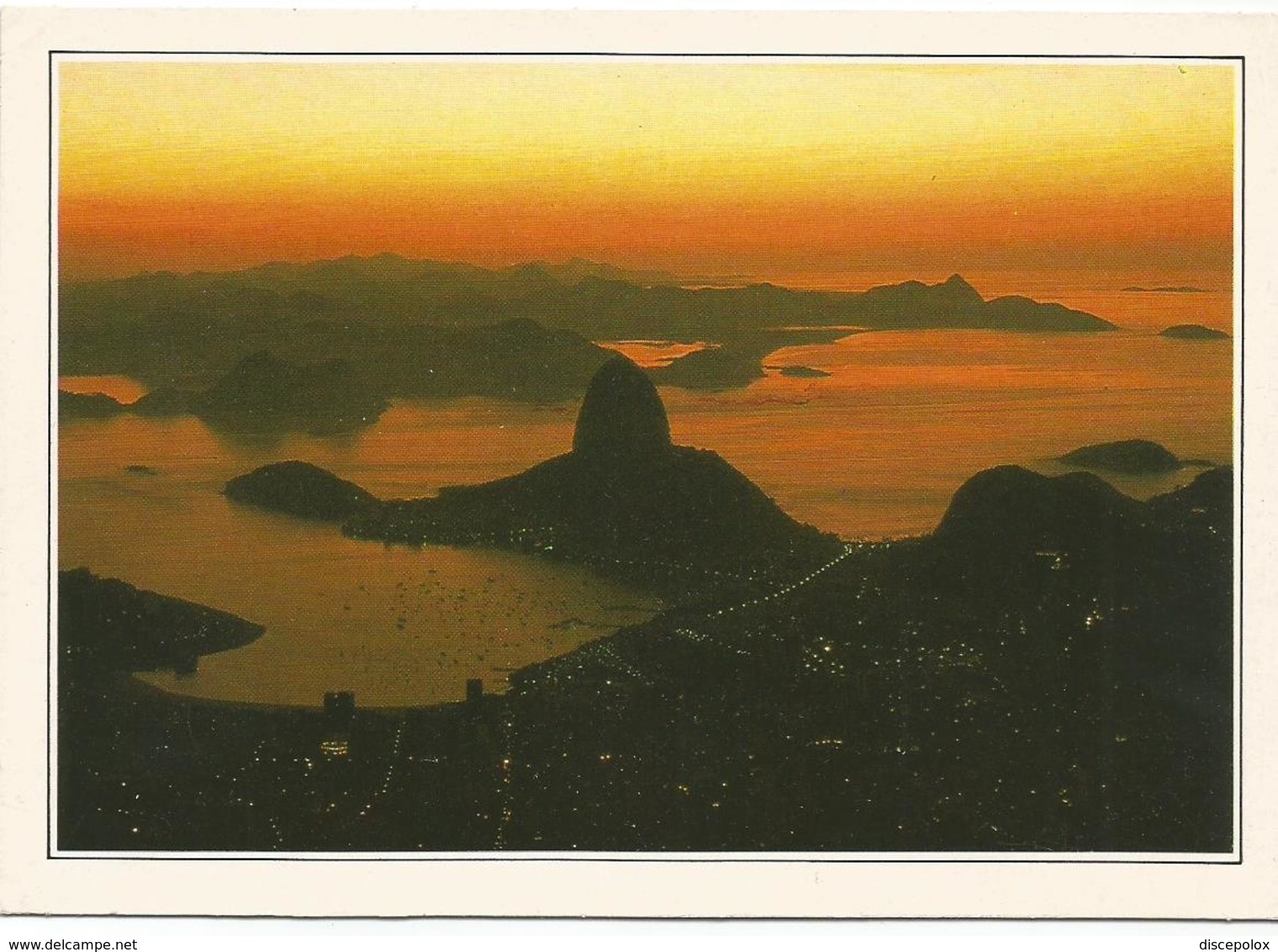 V2899 Brasile - Rio De Janeiro - La Baia Di Guanabara - Cartolina Con Legenda Descrittiva / Non Viaggiata - America