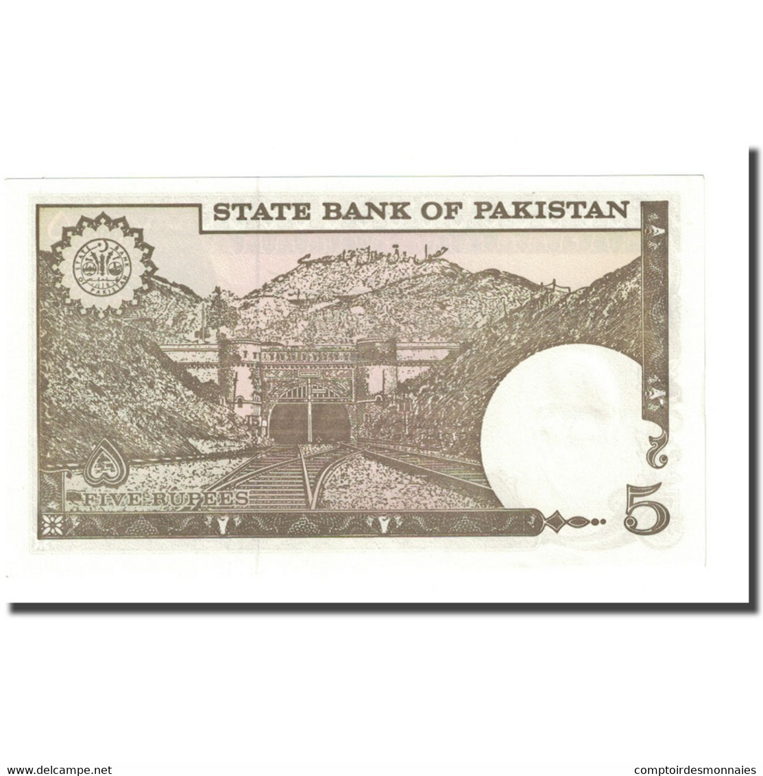 Billet, Pakistan, 5 Rupees, KM:28, NEUF - Pakistan