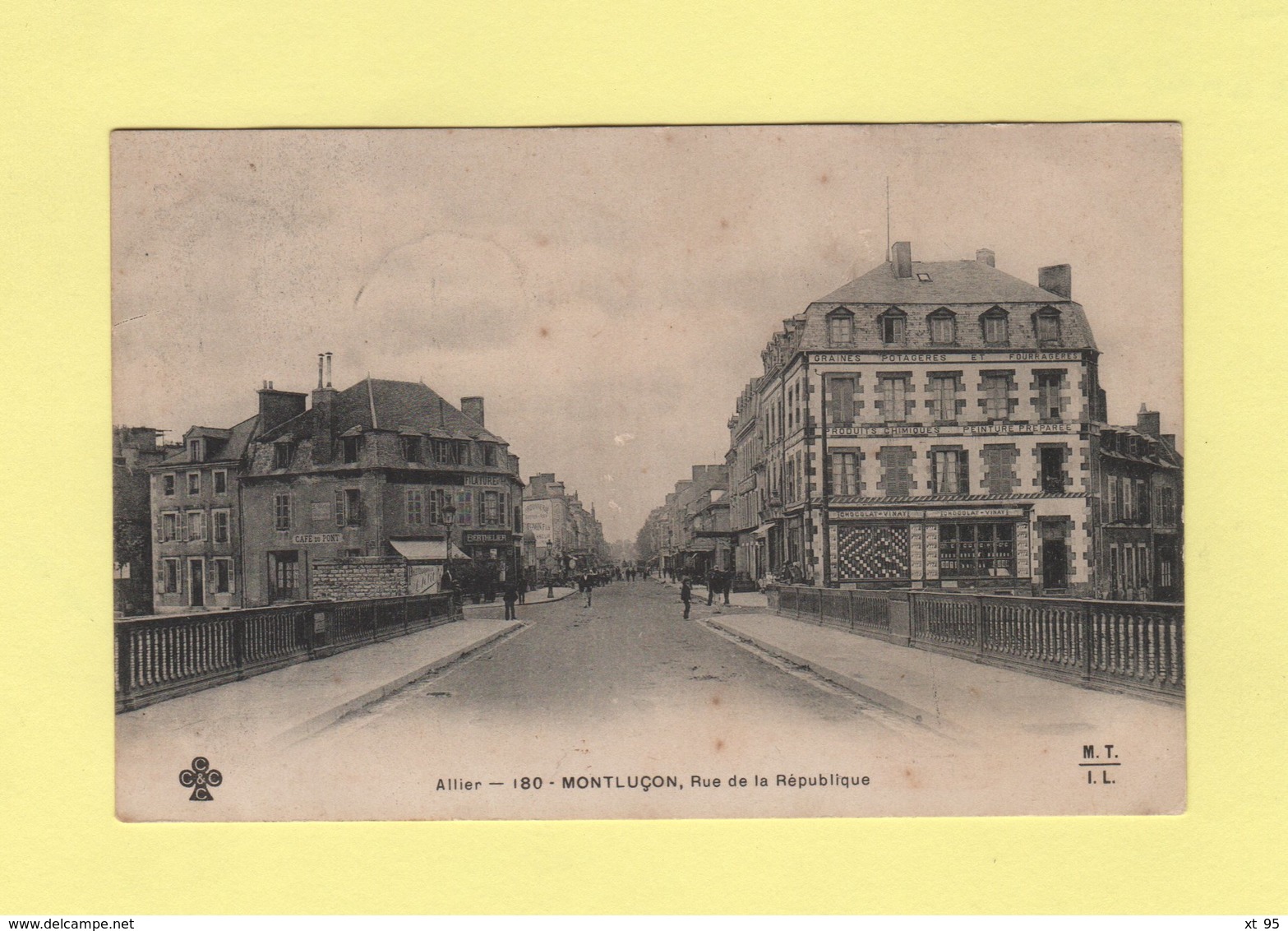 Convoyeur - Montlucon A Bourges 2° - 1906 - Cpa De Montlucon - Poste Ferroviaire