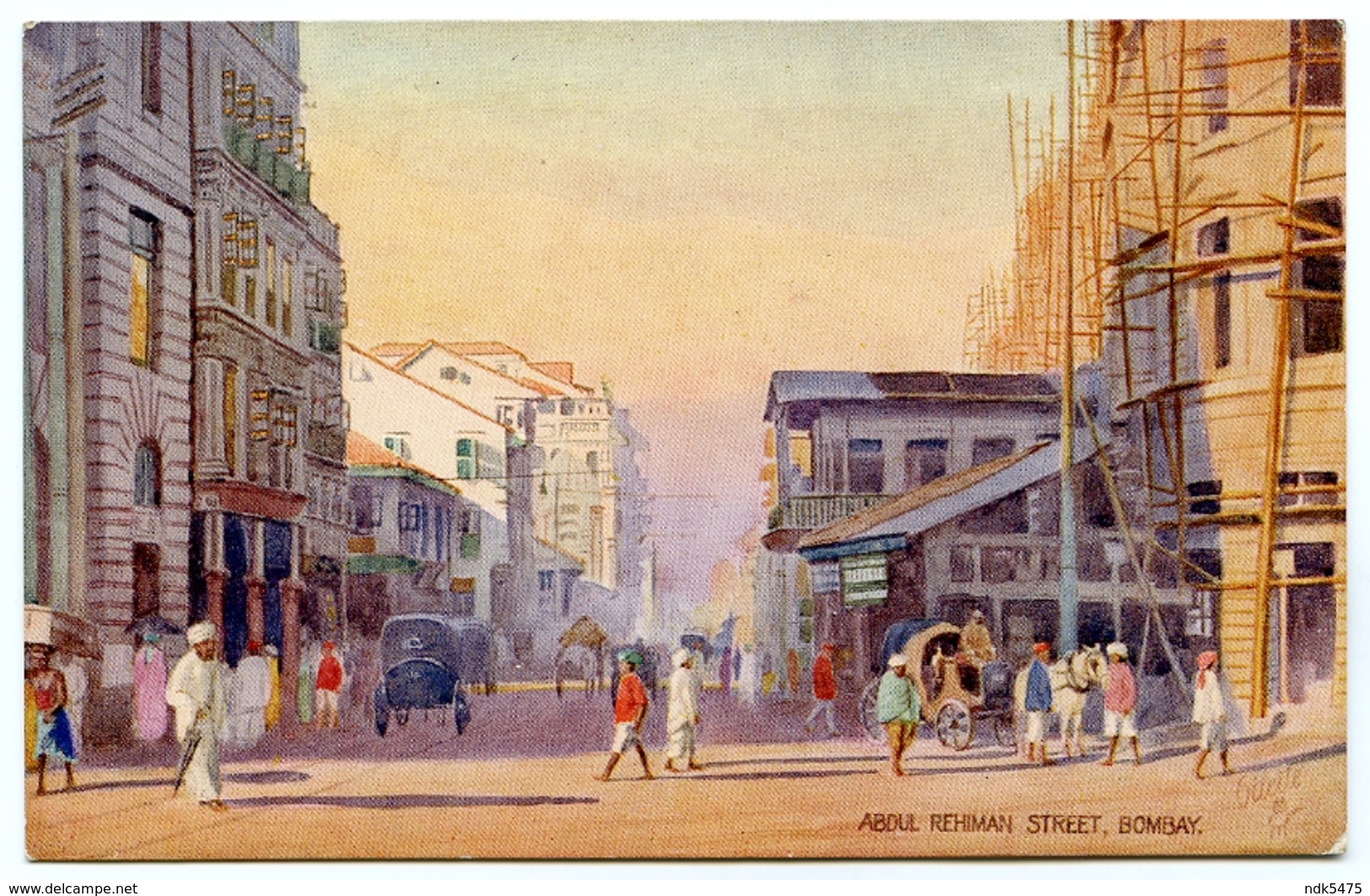 INDIA : BOMBAY - ABDUL REHIMAN STREET (TUCK'S OILETTE) - India