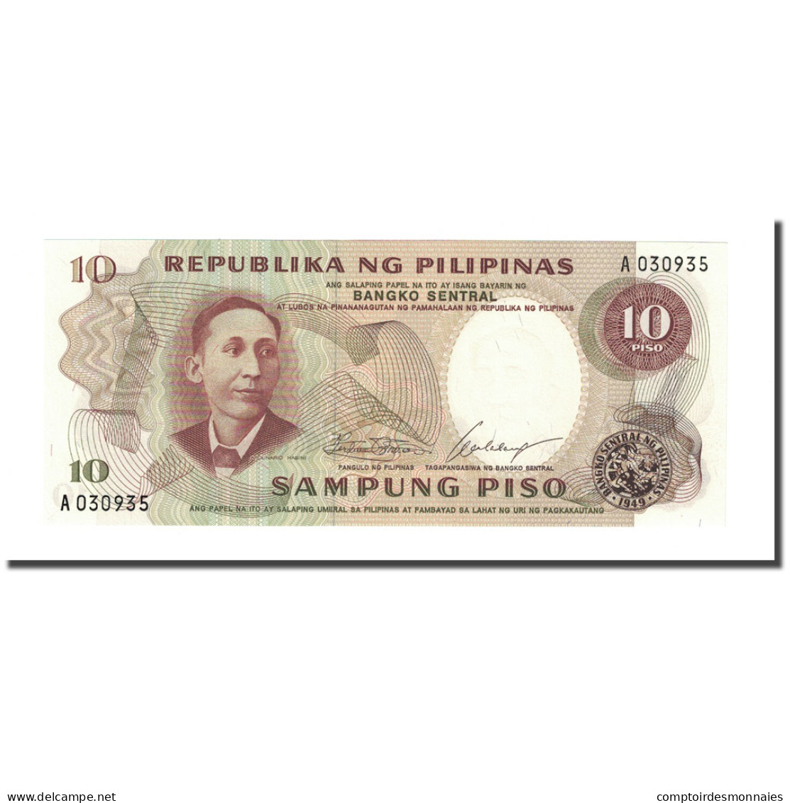 Billet, Philippines, 10 Piso, KM:144a, NEUF - Philippines