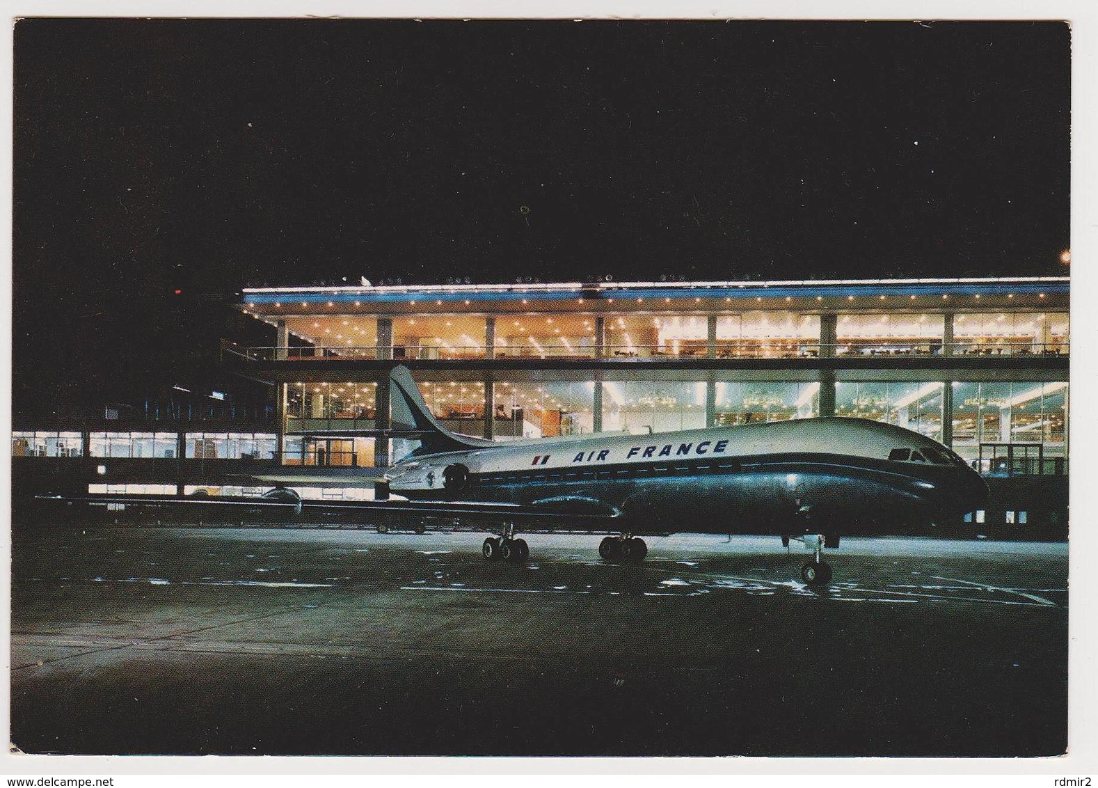 [845] Aéroport PARIS-ORLY Airport, Caravelle AIR FRANCE.- Non écrite. Unwrited. No Escrita. Non Scritta. - 1946-....: Era Moderna