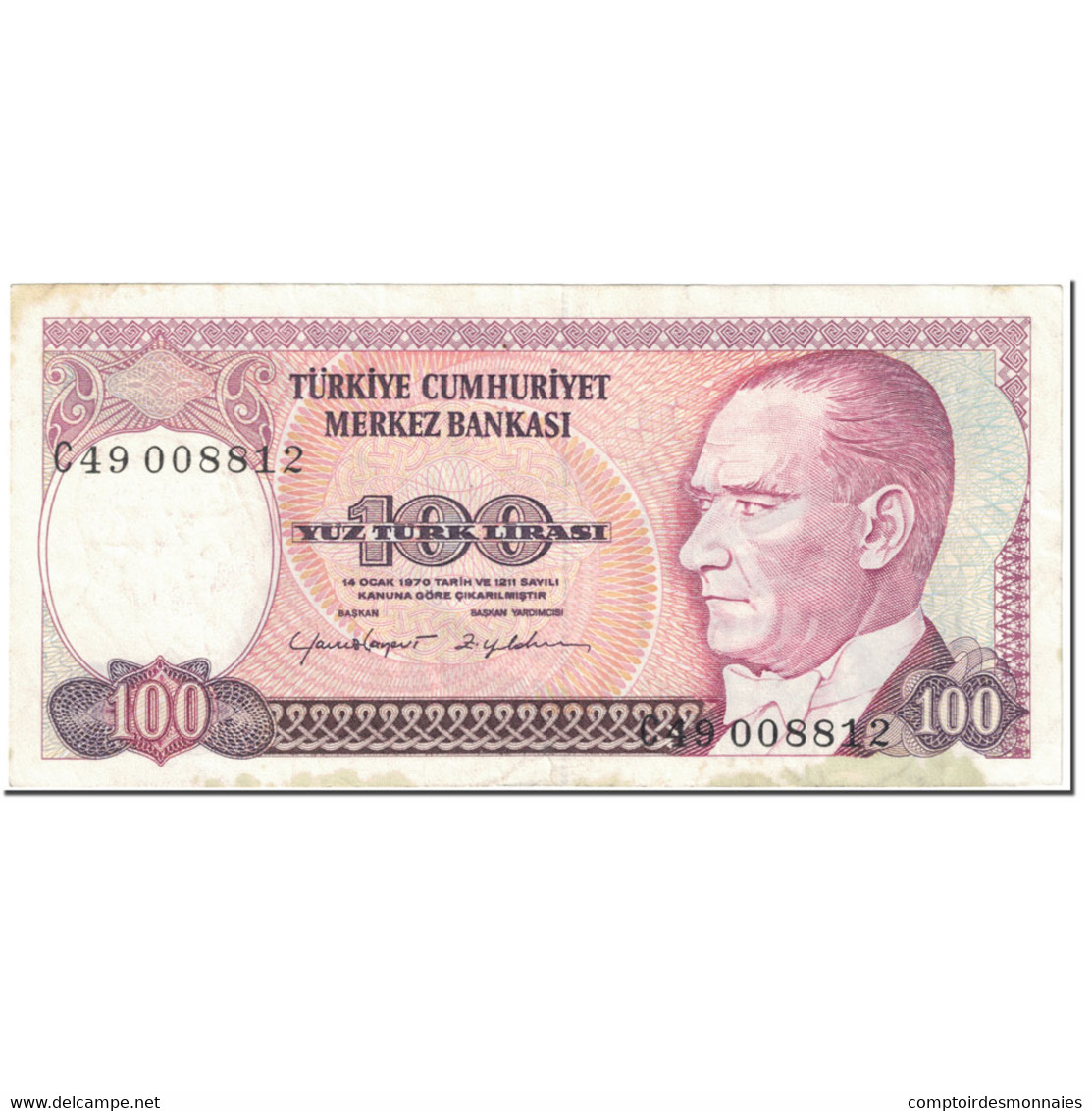 Billet, Turquie, 100 Lira, 1983, 1983-12-26, KM:194a, TB - Turquie