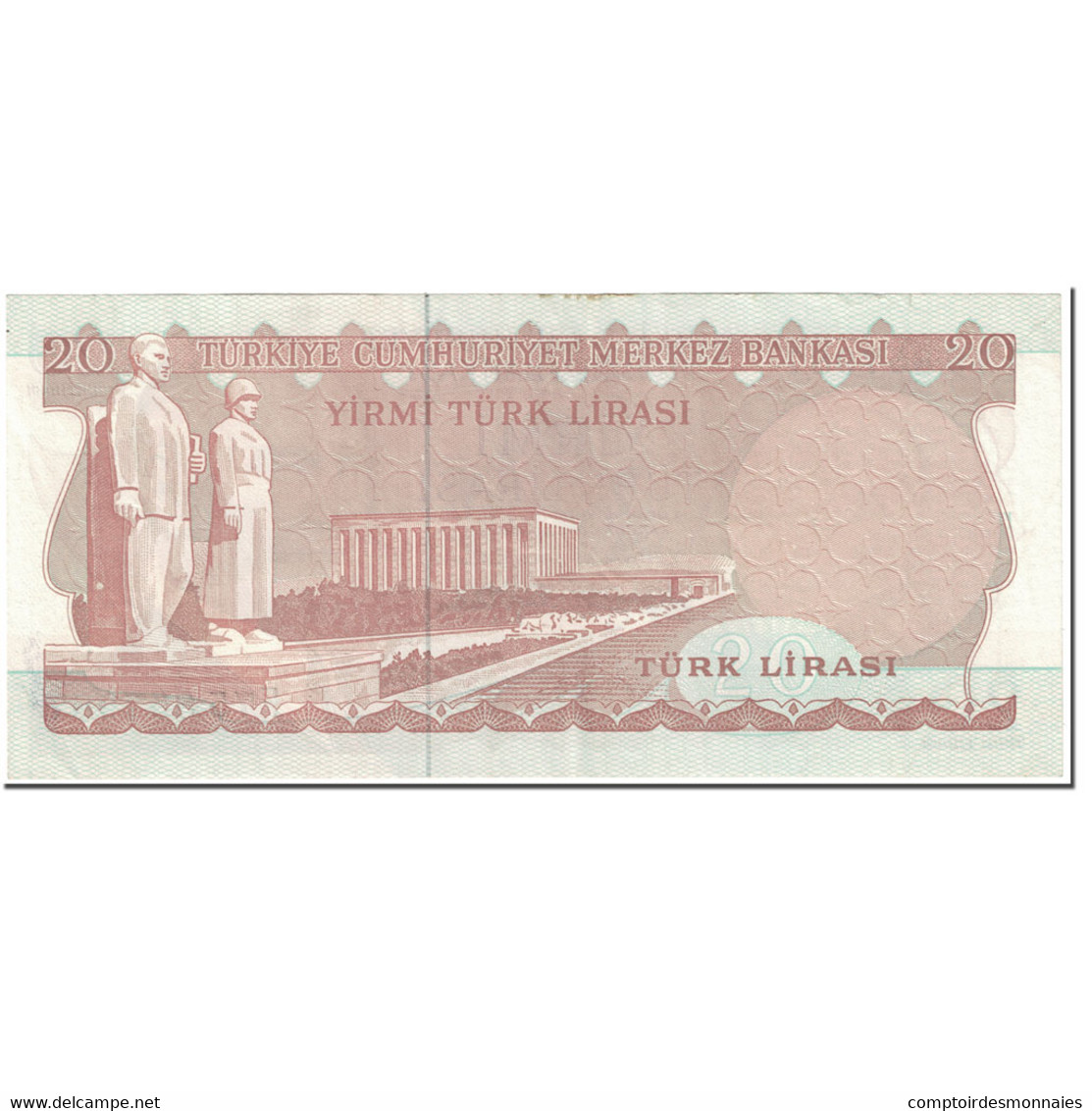 Billet, Turquie, 20 Lira, 1979-87, Undated(1979-87), KM:187a, SUP - Turquie