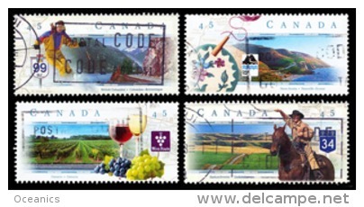 Canada (Scott No.1650-53 - Route Pitoresques / Scenic Highways) (o) Série / Set - Used Stamps