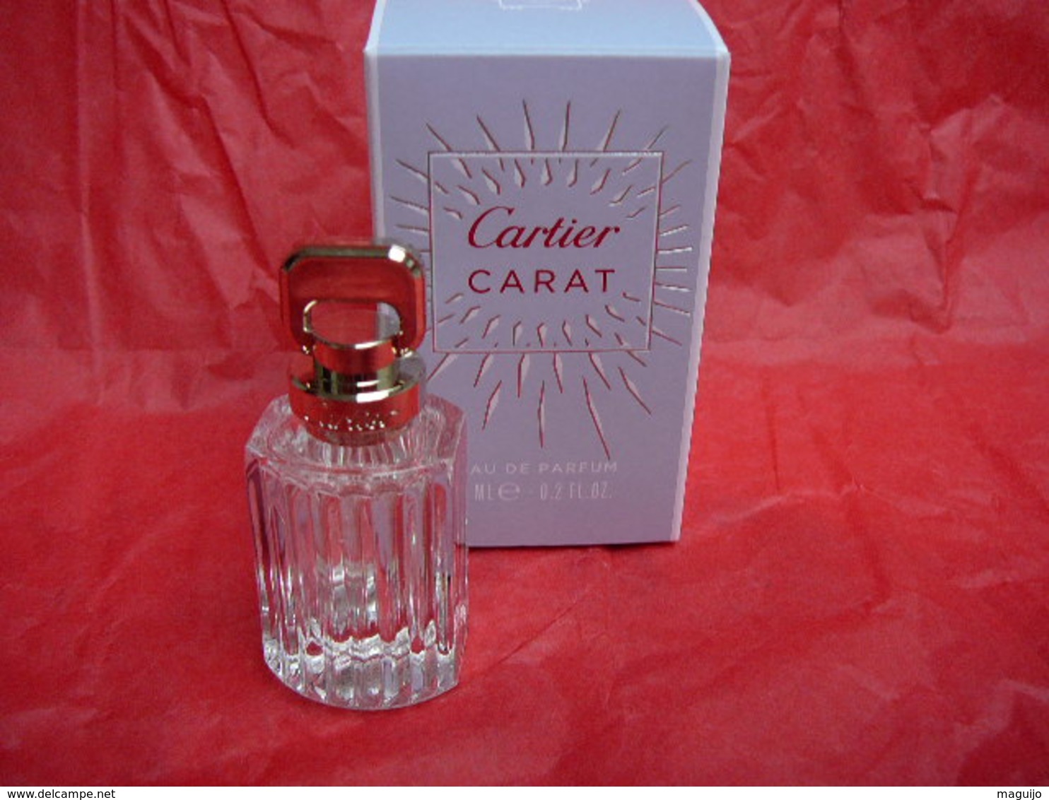 CARTIER " CARAT" MINI EDP NOUVELLE ET NEUVE  6 ML EDP  LIRE ATTENTIVEMENT !! - Miniatures Womens' Fragrances (in Box)