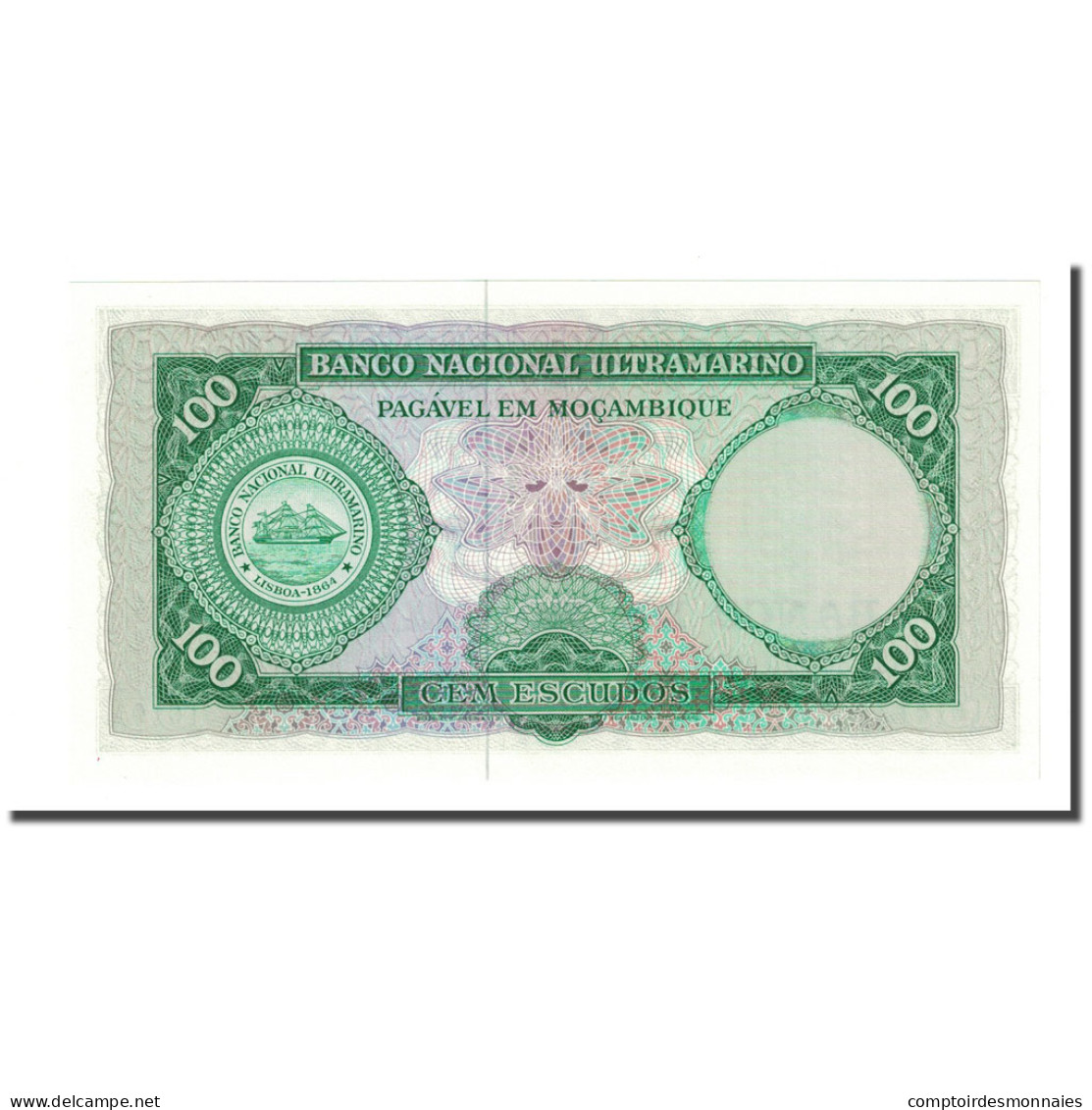 Billet, Mozambique, 100 Escudos, 1961-03-27, KM:117a, NEUF - Mozambique