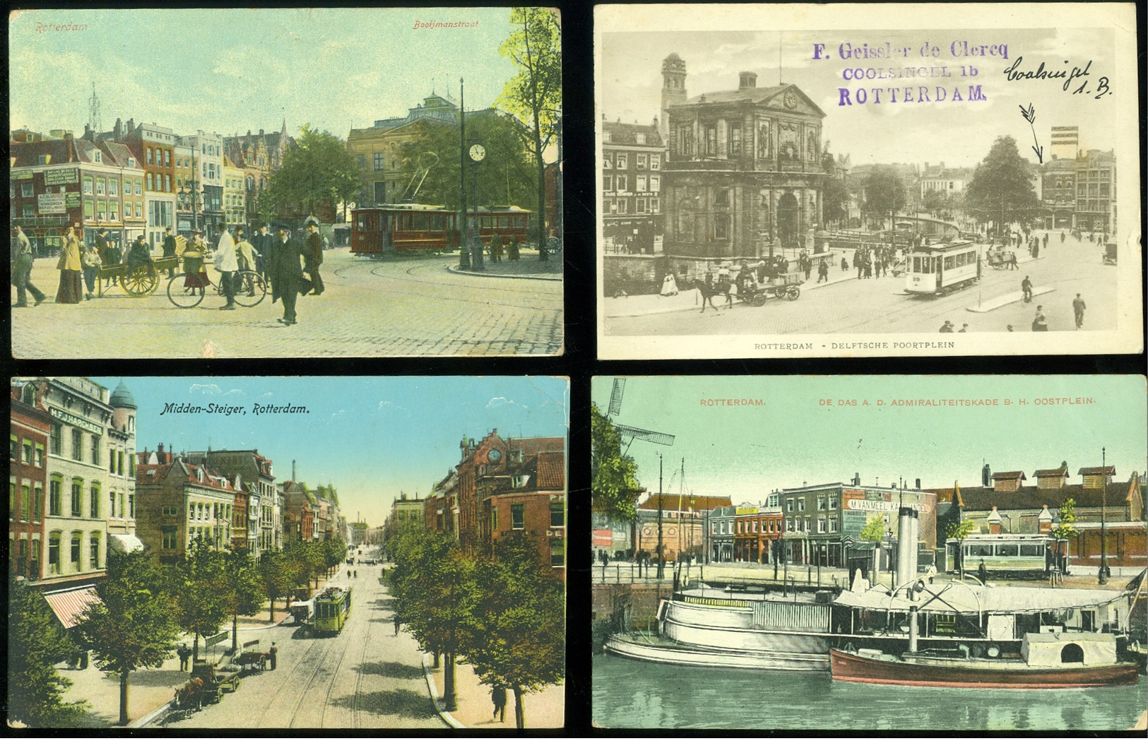 Mooi Lot Van 40 Postkaarten Van Nederland  Zuid - Holland  Rotterdam  - 40 Scans - 5 - 99 Cartes