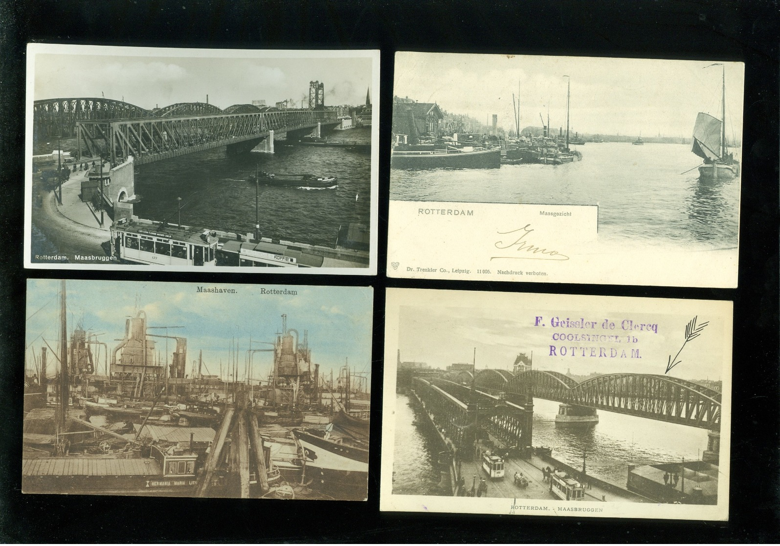 Mooi lot van 40 postkaarten van Nederland  Zuid - Holland  Rotterdam  - 40 scans