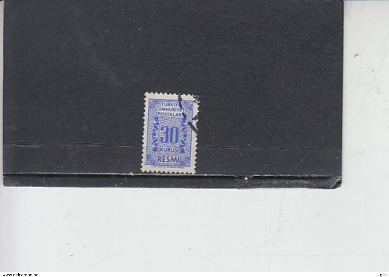 TURCHIA 1962 - Servizio  79° - Usato - Dienstzegels