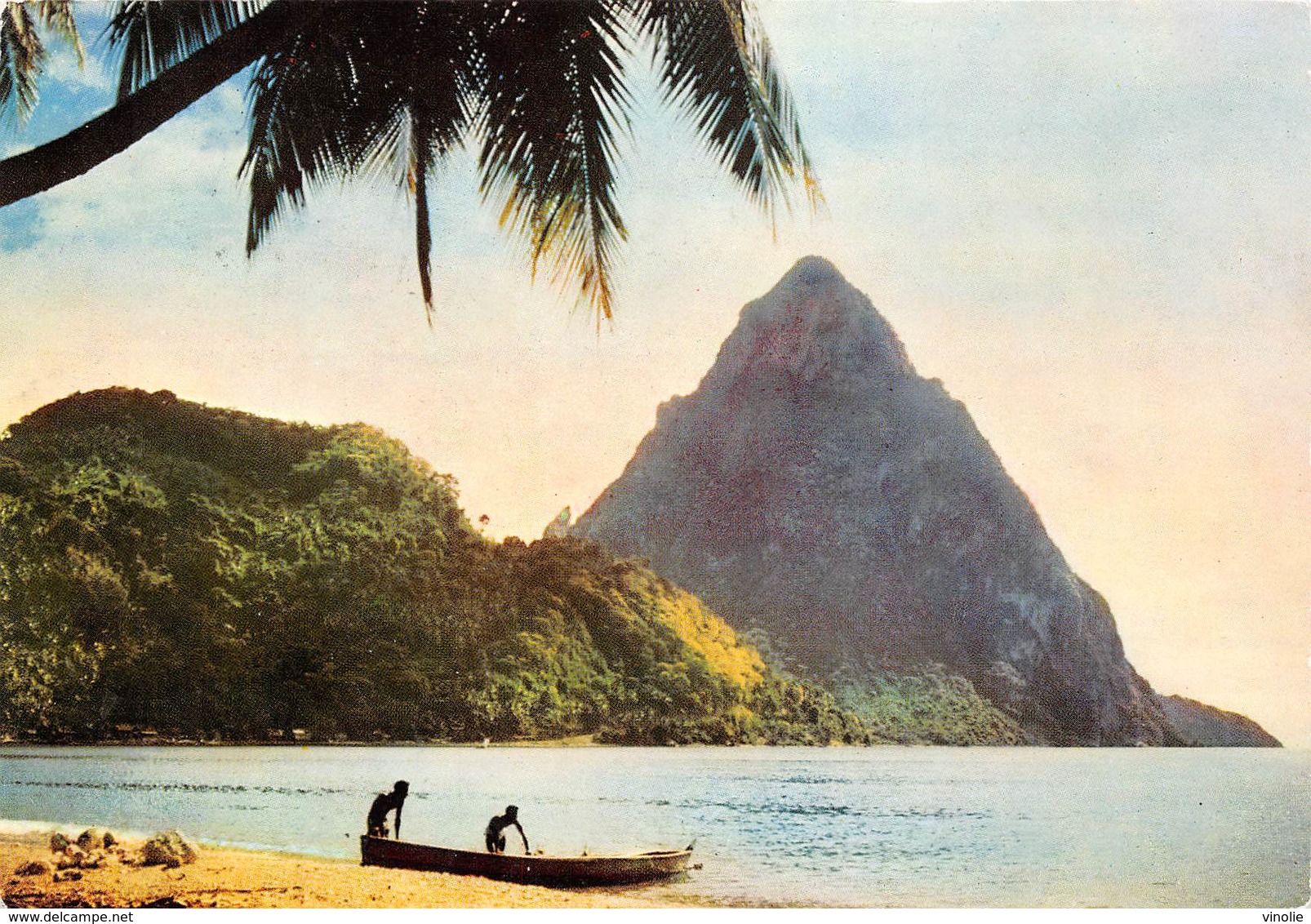 PIE-Arg-18-6838 : ESCALE A SAINTE-LUCIE. LE PETIT PITON. - Saint Lucia