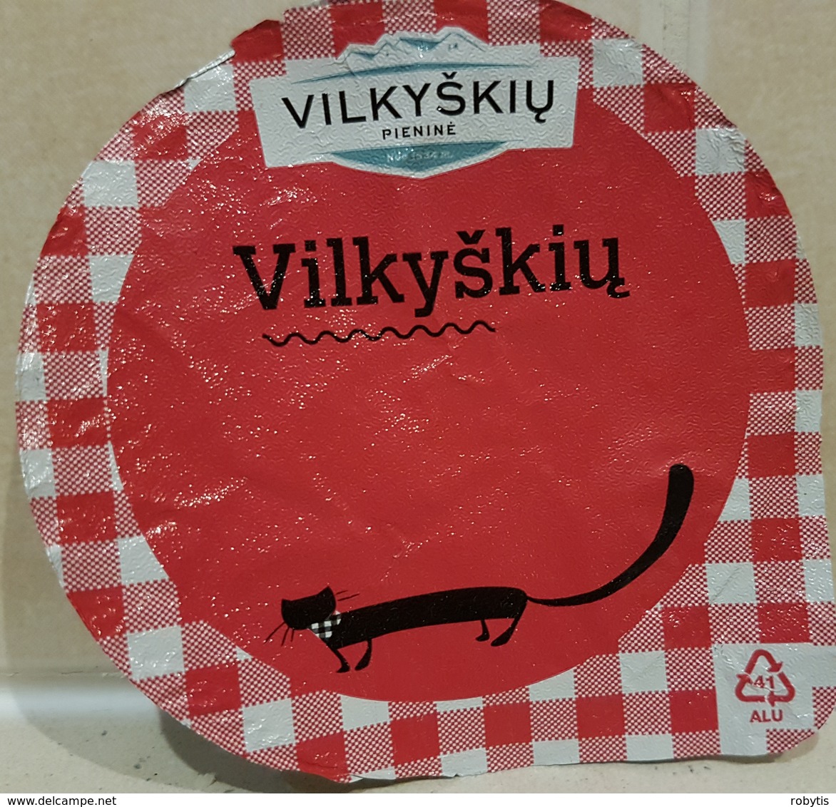 Lithuania Litauen Yogurt  Cat - Opercules De Lait