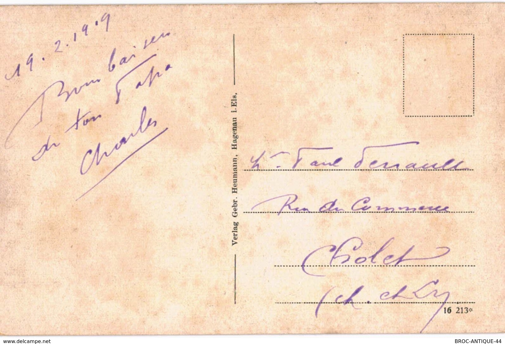 CPA N°23842 - LOT DE 2 CARTES D' HAGENAU - PARTIE IN DEN ANLAGEN - Haguenau