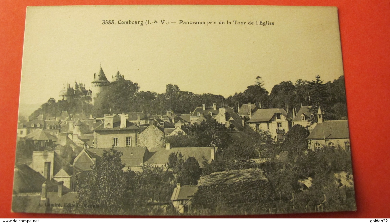 COMBOURG. Panorama Pris De La Tour De L'Eglise. - Combourg