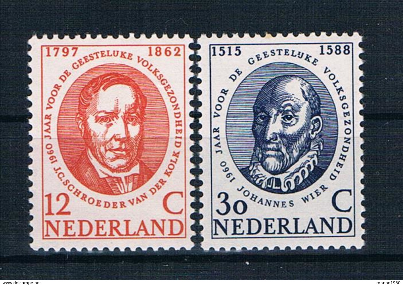 Niederlande 1960 Mi.Nr. 751/52 Kpl. Satz ** - Nuovi