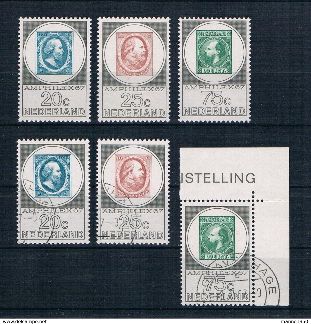 Niederlande 1967 Briefmarken Mi.Nr. 880/82 Kpl. Satz ** + Gest. - Ungebraucht