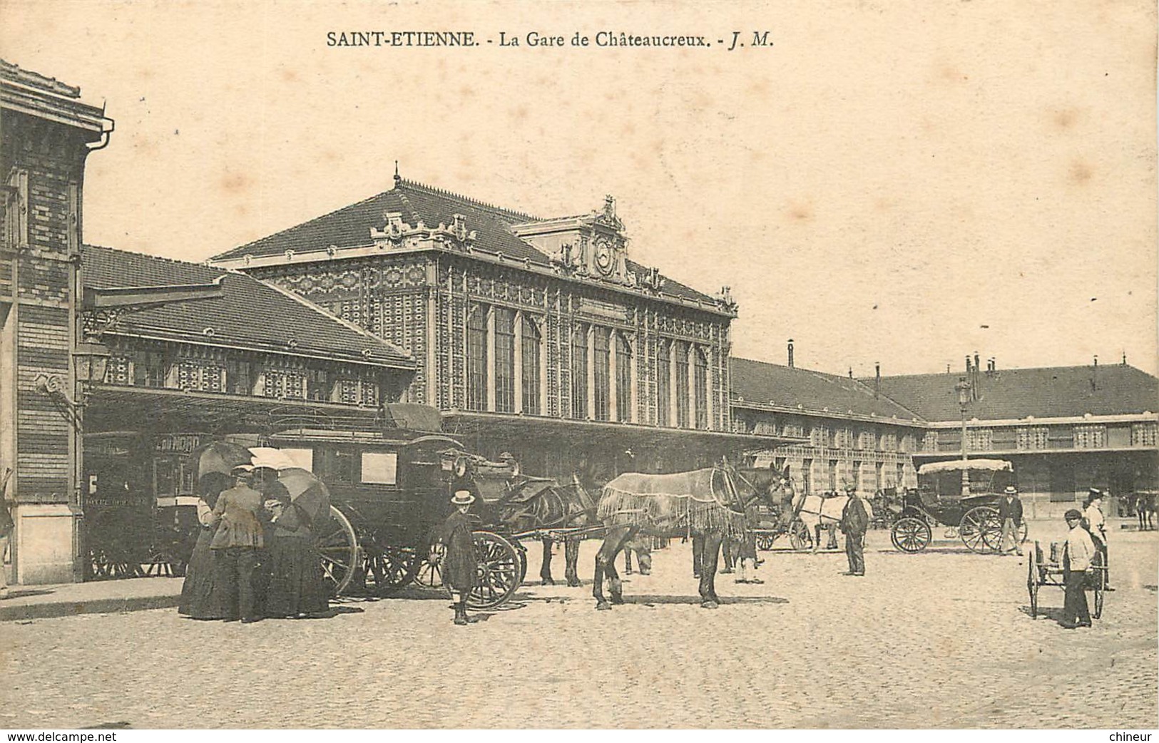 SAINT ETIENNE LA GARE DE CHATEAUCREUX - Saint Etienne