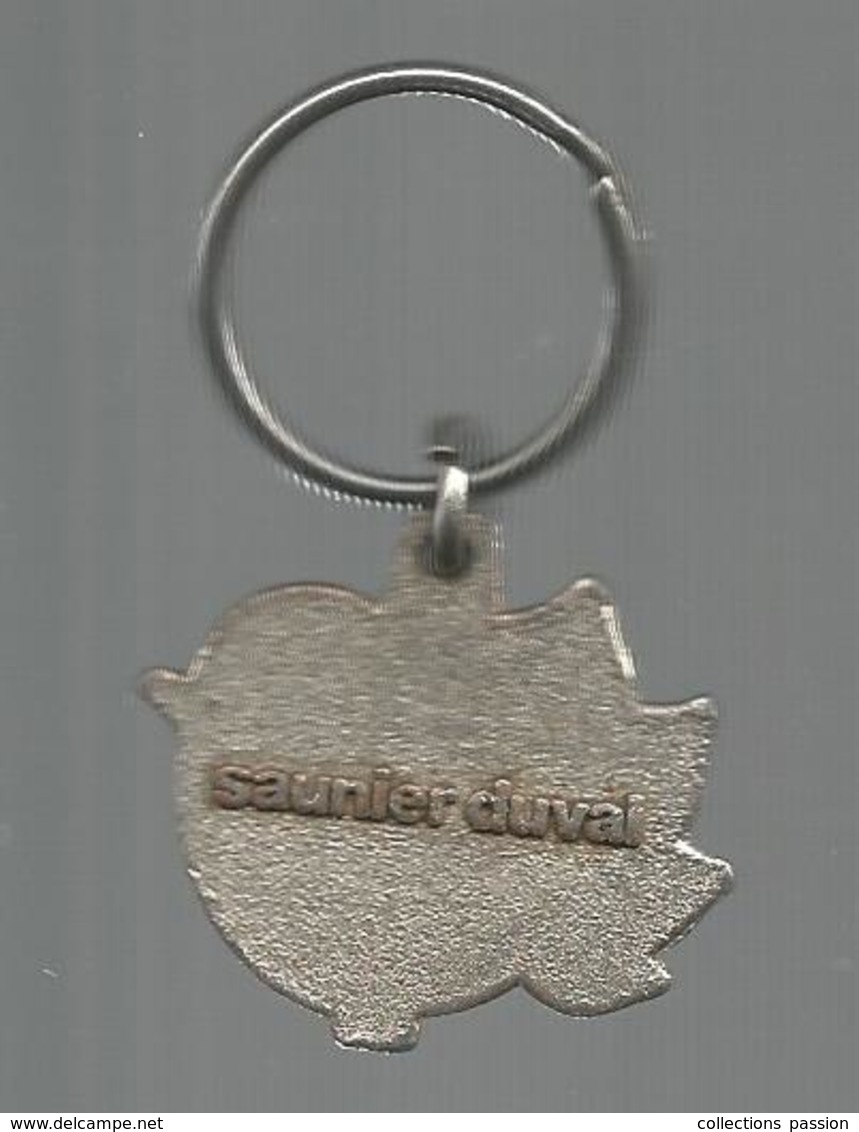 Porte Clefs, Clés , SAUNIER DUVAL , Métal , 2 Scans ,  Frais Fr 2.25 E - Portachiavi