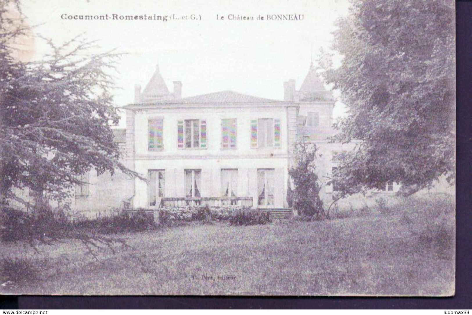Cocumont Romestaing,le Chateau De Bonneau - Autres & Non Classés