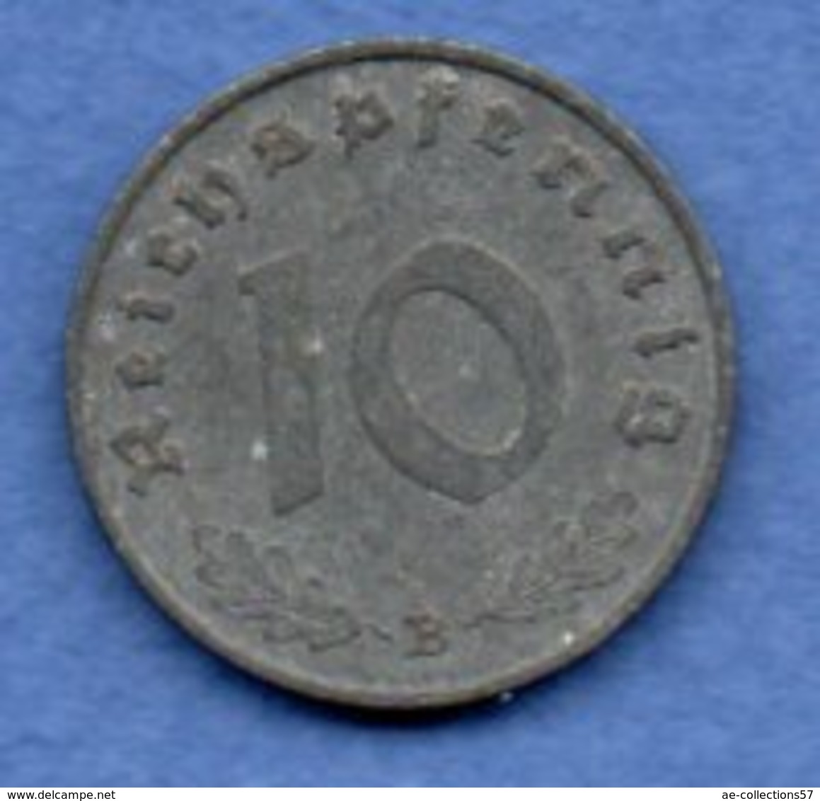 Allemagne -  10 Reichspfennig  1941 B -  Km #  101-    état  TTB  -- - 10 Reichspfennig