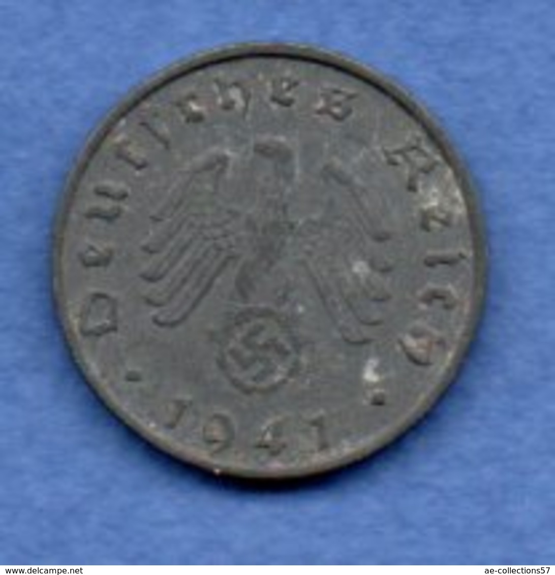 Allemagne -  10 Reichspfennig  1941 B -  Km #  101-    état  TTB  -- - 10 Reichspfennig