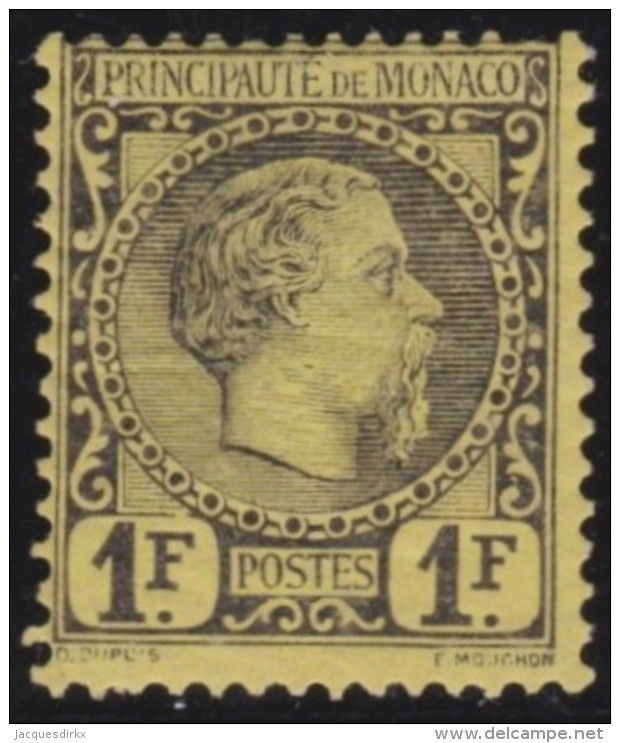 Monaco   .   Yvert    9   ( 2 Scans )   .     *      .      Neuf Avec  Charniere   .    /    .     Mint-hinged - Neufs