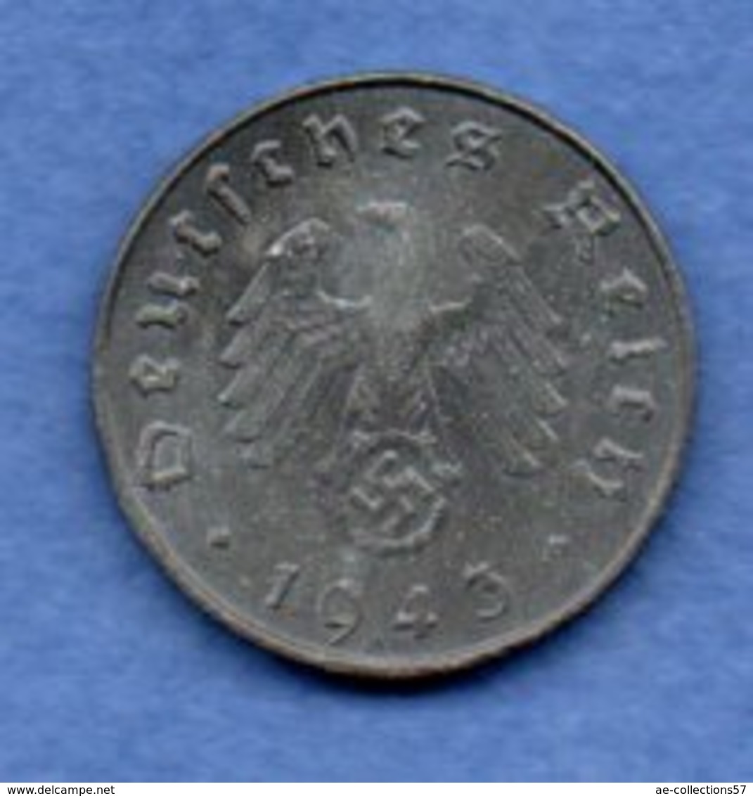 Allemagne -  10 Reichspfennig  1943 A -  Km #  101-    état  TB  -- - 10 Reichspfennig