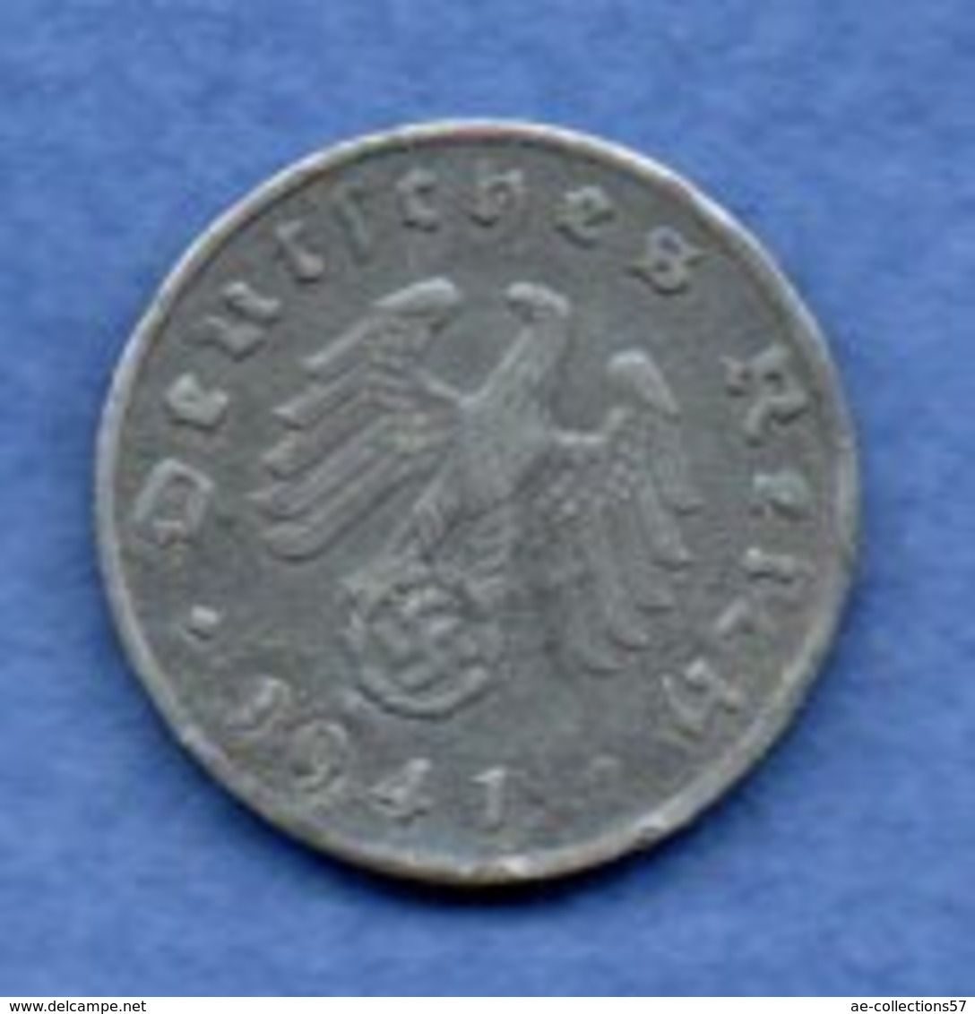 Allemagne -  1 Reichspfennig  1941 J-  Km #  97-    état  TB + -- - 1 Reichspfennig