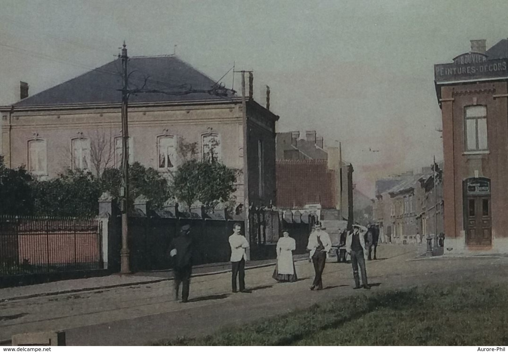 Dampremy Rue De Charleroi Avec Attelage (coin Inf. Droit Légèrement Plié) - Chapelle-lez-Herlaimont