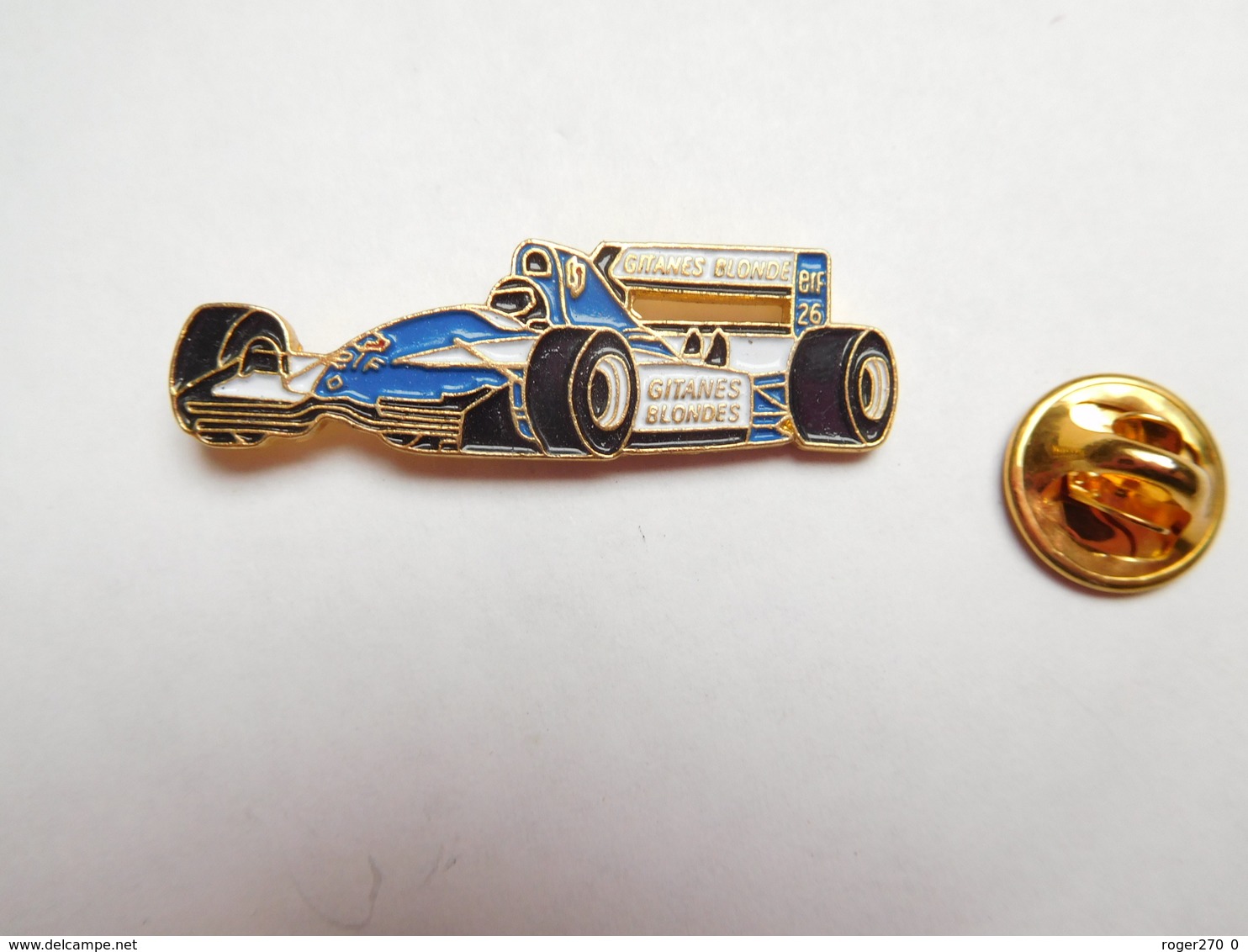 Beau Pin's , Auto F1 , Formule 1 , ELF , Tabac Gitanes Blondes - F1