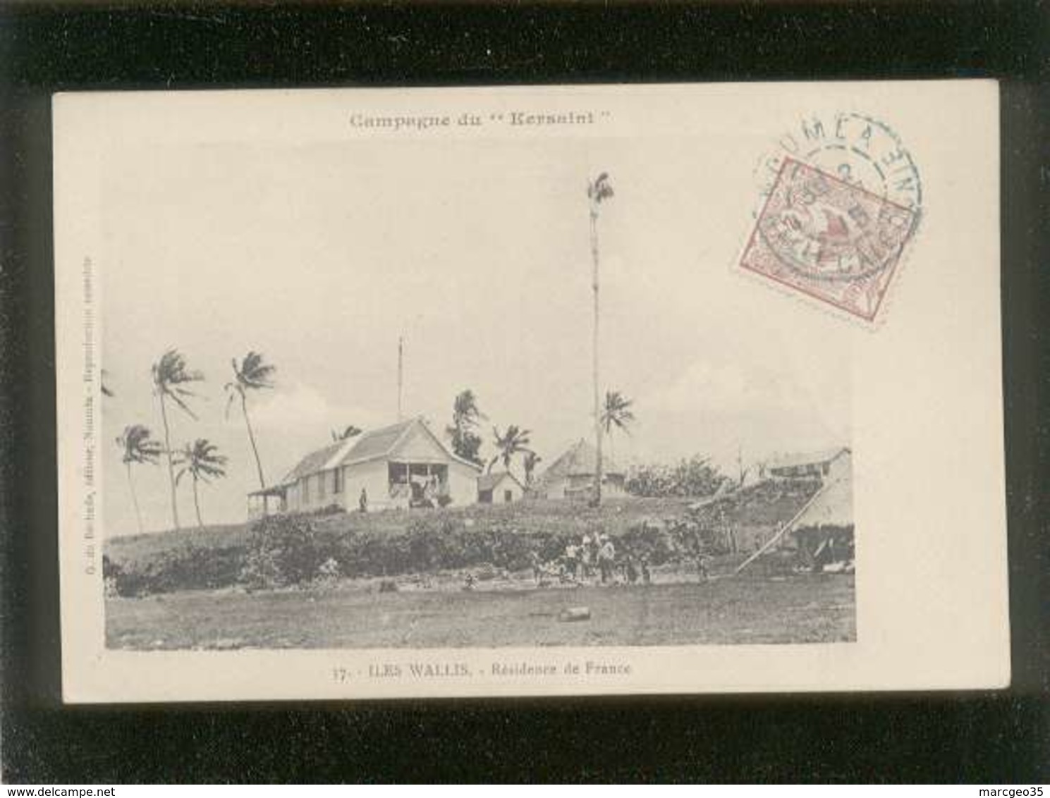 Campagne Du Kersaint Iles Wallis Résidence De France édit. G. De Béchade N° 37 - Wallis Und Futuna