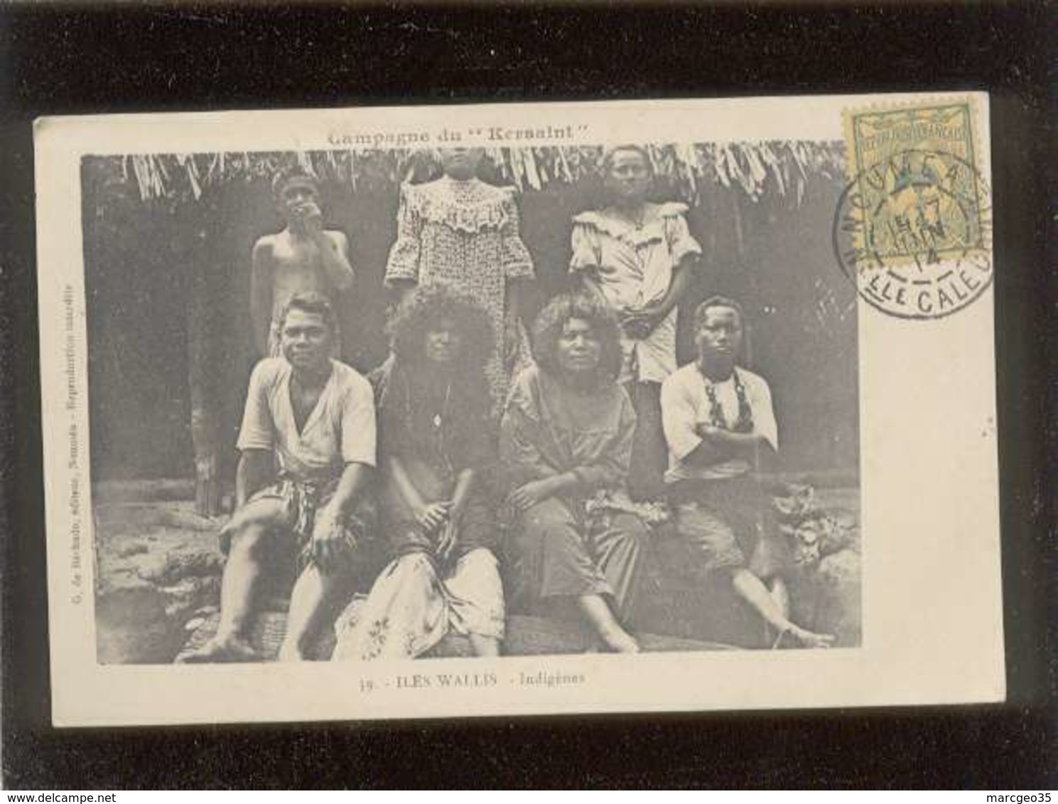 Campagne Du Kersaint Iles Wallis Indigènes édit. G. De Béchade N° 39 - Wallis En Futuna
