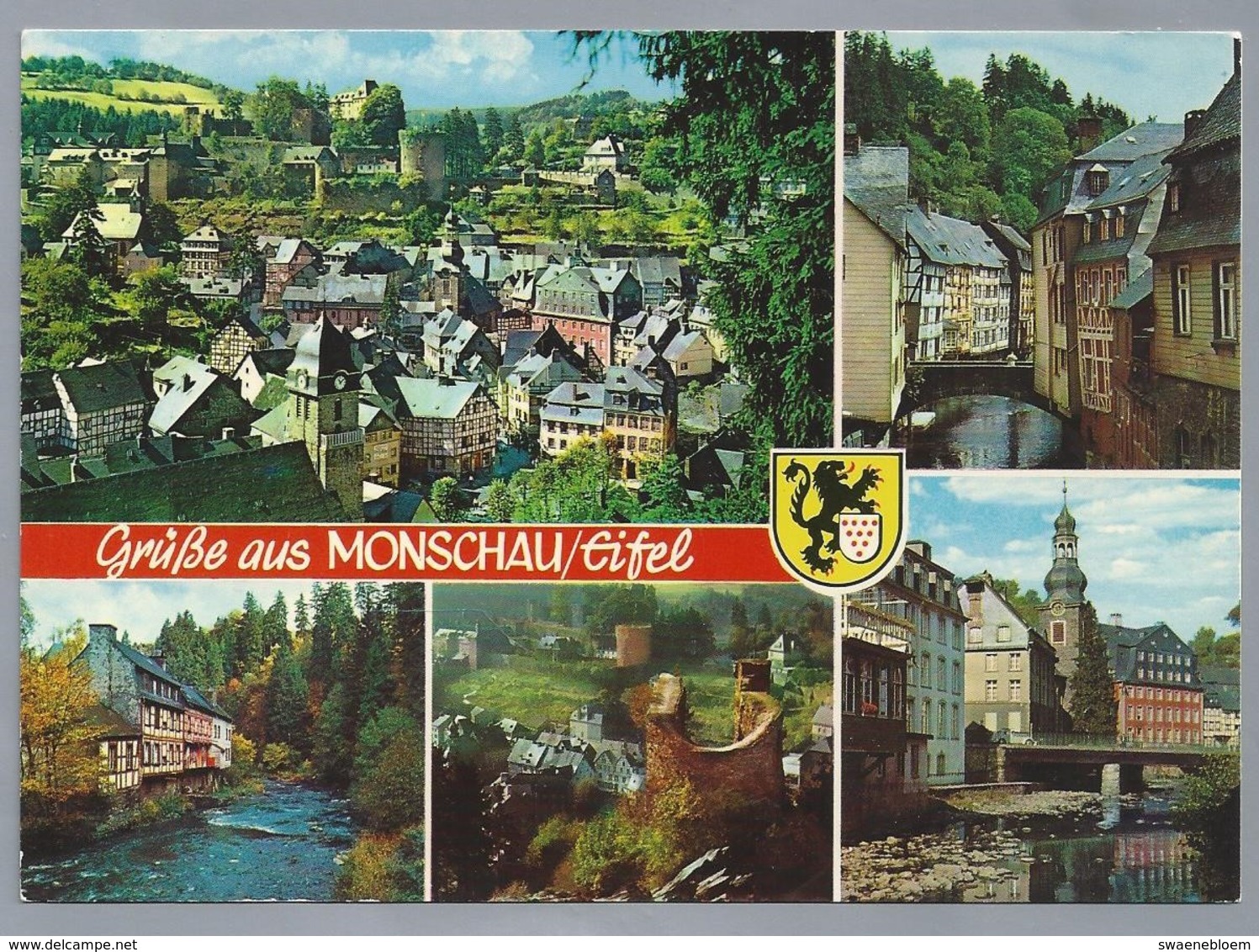 DE.- GRUSSE AUS MONSCHAU / EIFEL. - Saluti Da.../ Gruss Aus...