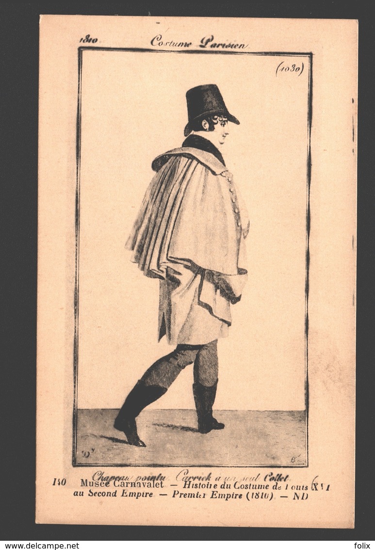 Histoire Du Costume - Premier Empire - Costume Parisien 1810 - Mode