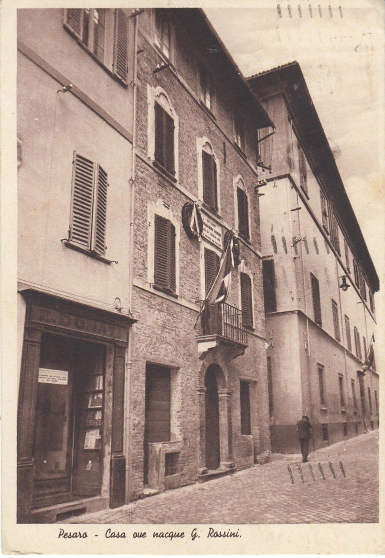 Cartolina Pesaro 1930 - Pesaro