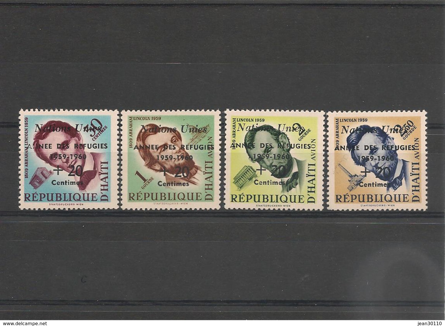 HAITI  Année 1959 N°Y/T : 419** Et P.A. N°170/72** - Haïti