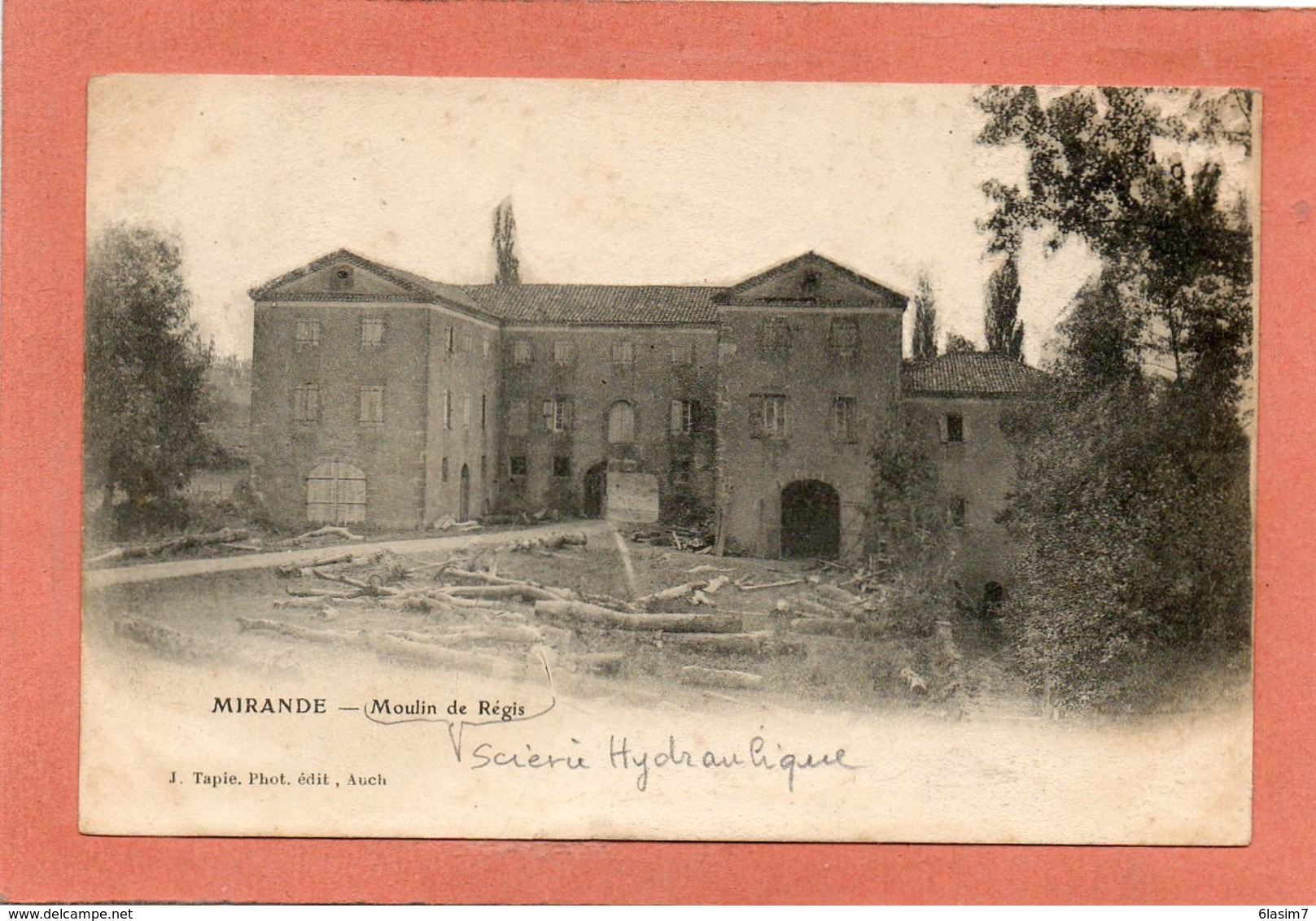 CPA - MIRANDE (32) - Aspect Du Moulin De Régis Scierie Hydraulique En 1904 - Mirande