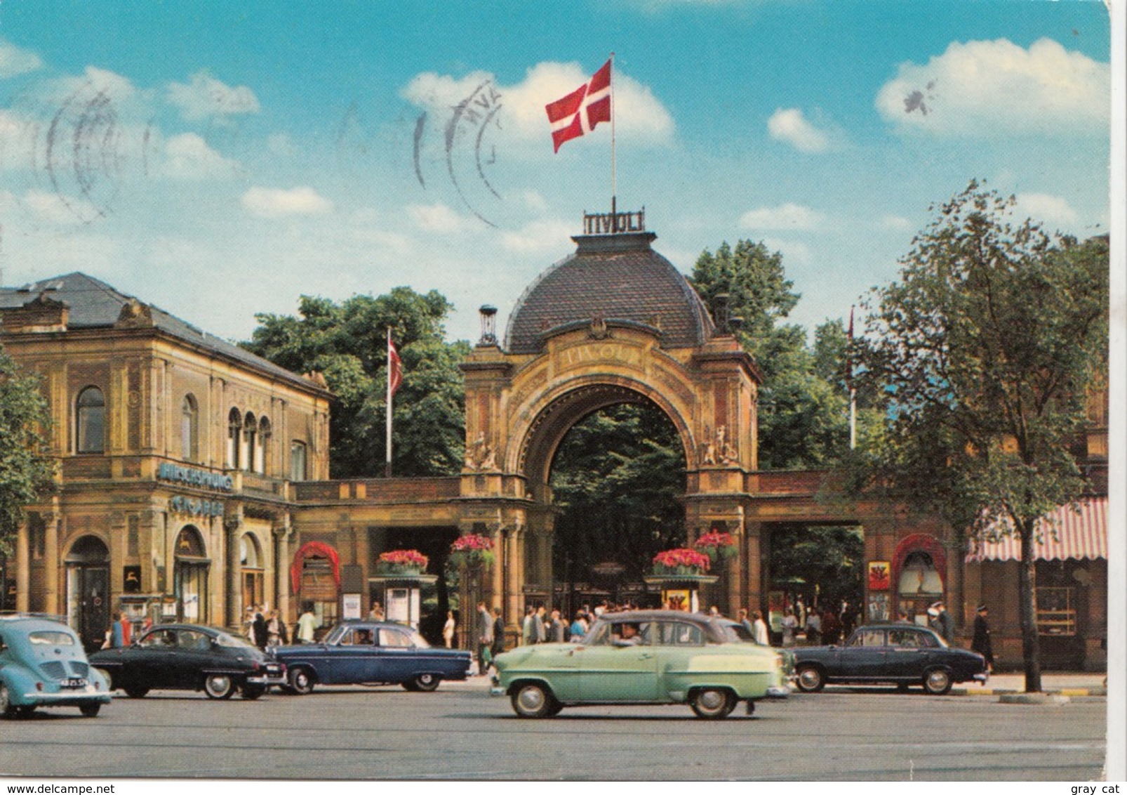 Copenhagen, Entrance To Tivoli, 1975 Used Postcard [22221] - Denmark