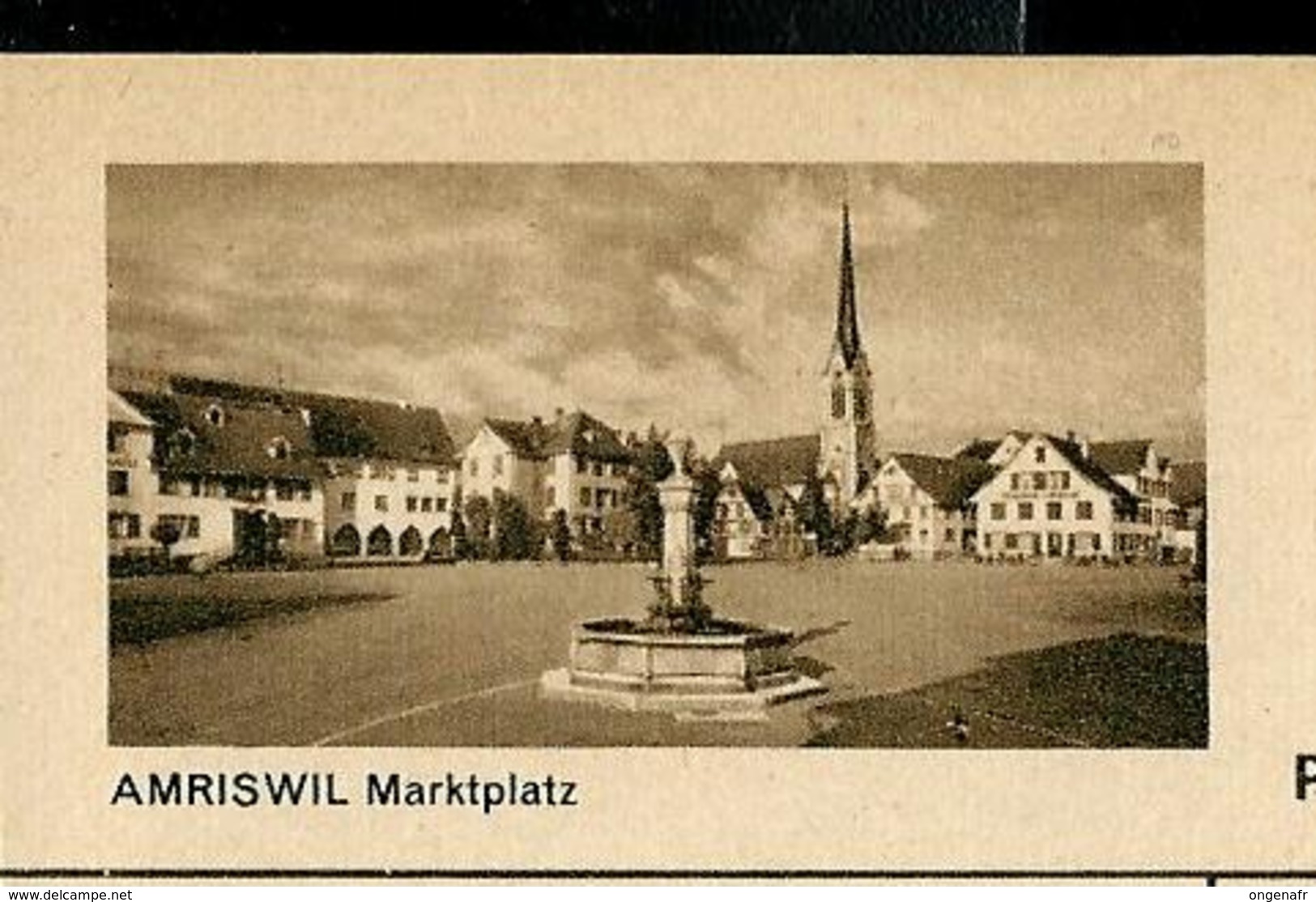 Carte Illustré Neuve N° 182 - 018 F -  AMRISWIL Markplatz (Zumstein 2009) - Entiers Postaux