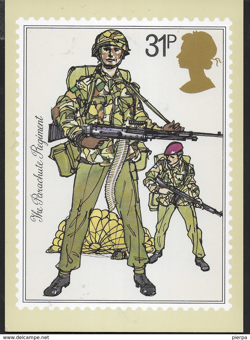 INGHILTERRA - BRITISH ARMY - SERIE COMPLETA  5 CARTOLINE  - EDIT. HOUSE OF QUESTA - NUOVE - Francobolli (rappresentazioni)