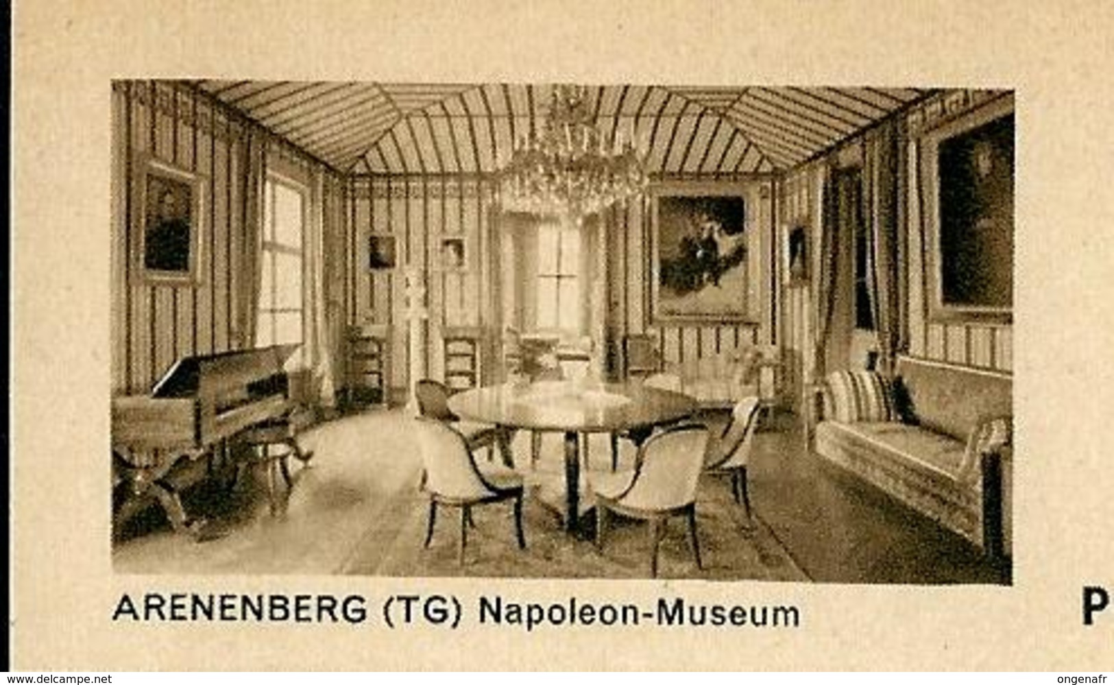 Carte Illustré Neuve N° 182 - 024 F - ARENENBERG (TG) Napoleon-Museum  (Zumstein 2009) - Stamped Stationery