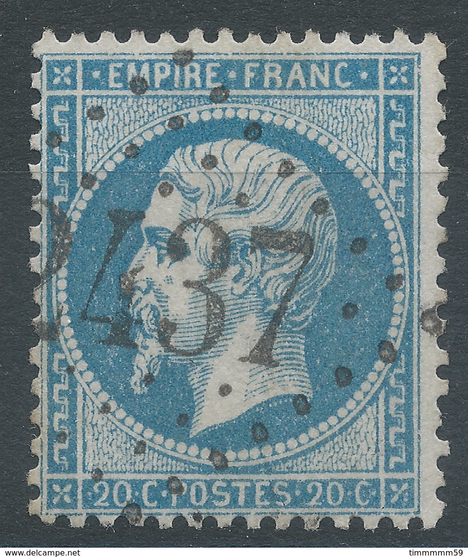 Lot N°45009  N°22, Oblit GC 2437 Montbozon, Haute-Saône (69), Ind 6 - 1862 Napoléon III