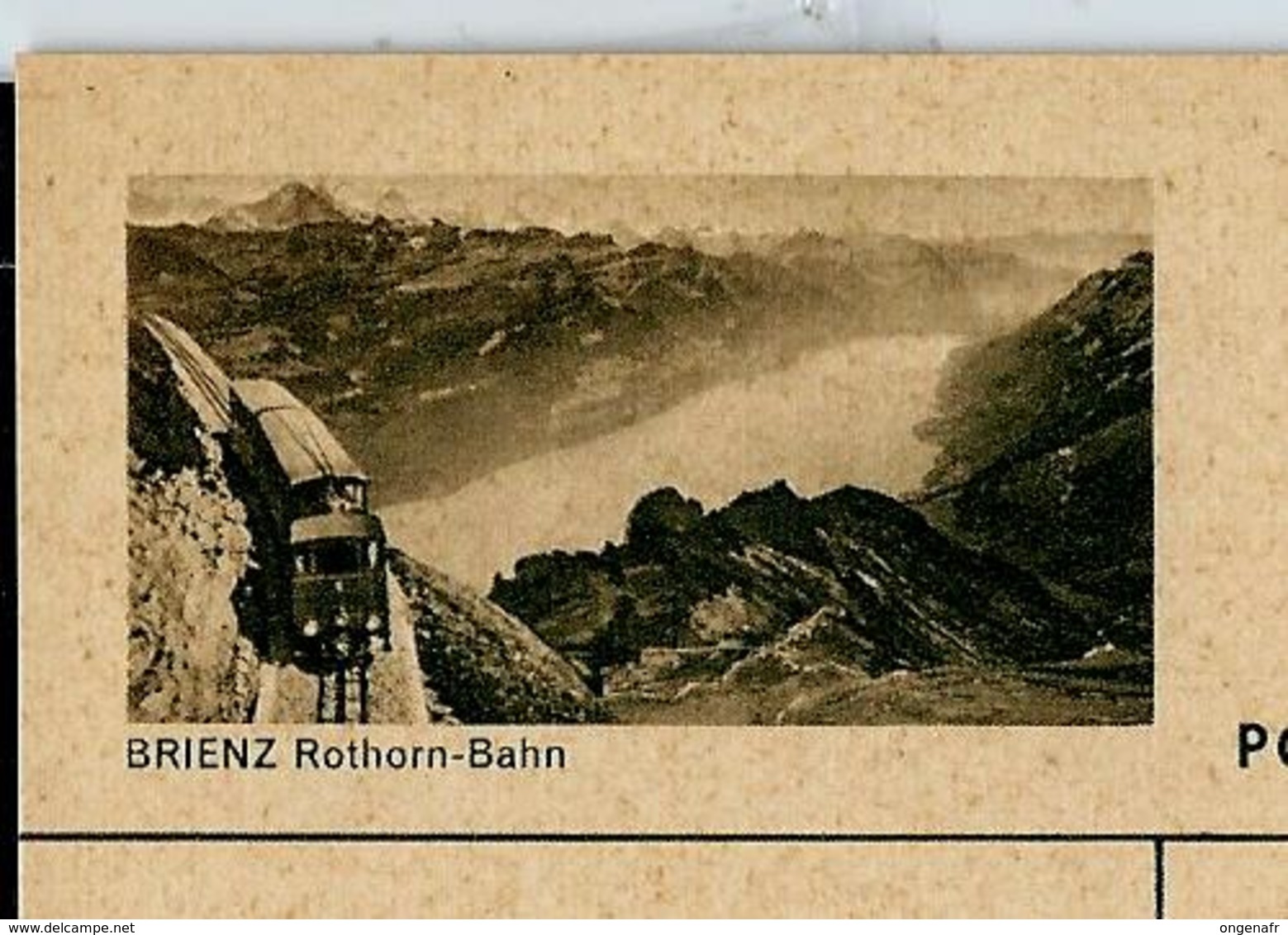 Carte Illustré Neuve N° 182 - 086 F  -  BRIENZ Rothorn-Bahn  (chemins De Fer)   (Zumstein 2009) - Stamped Stationery